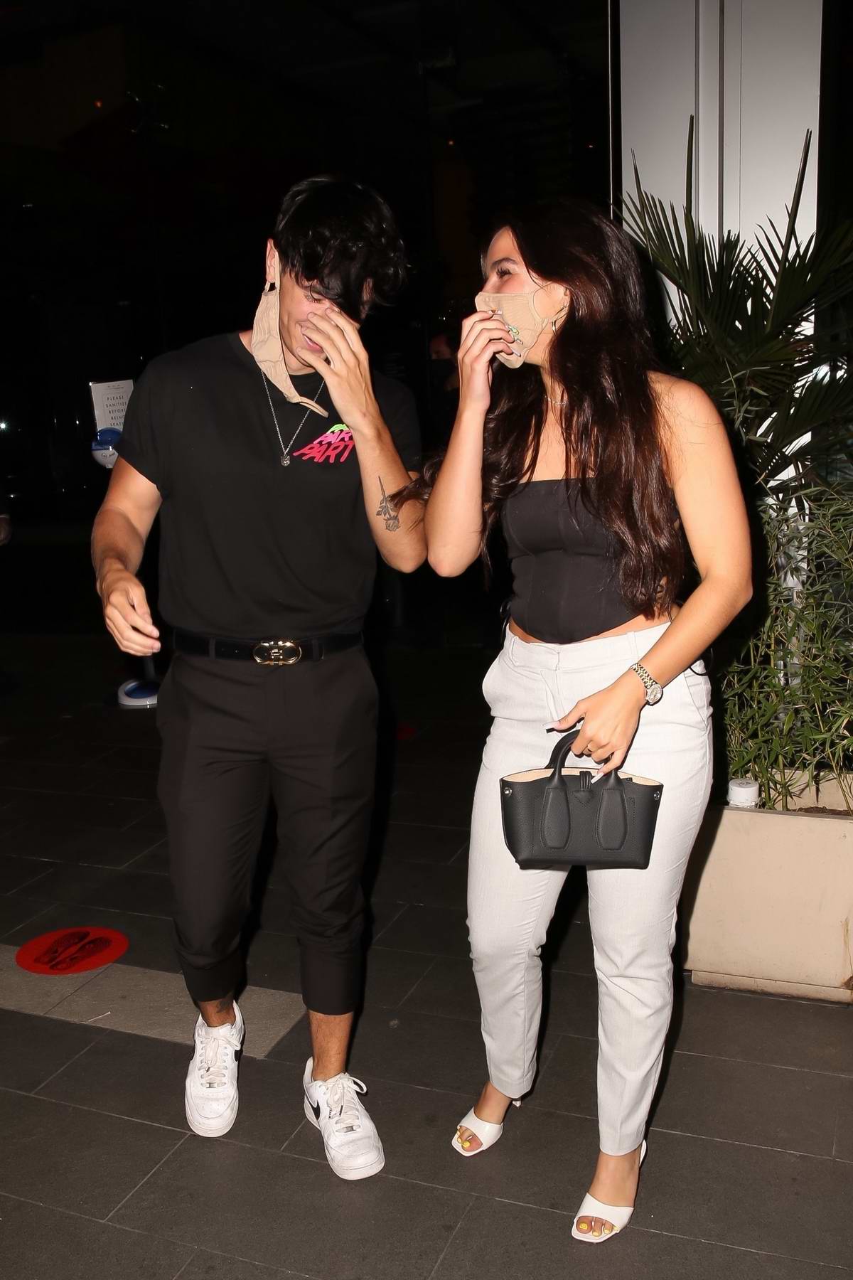 1200x1800 Addison Rae And Bryce Hall Seen Leaving Boa Restaurant In West Hollywood, California 090720_2