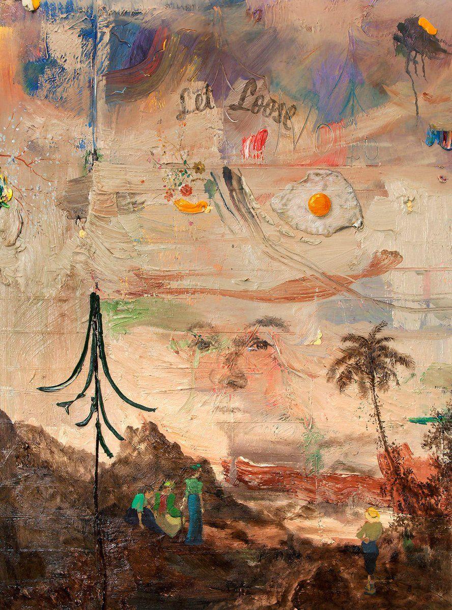 888x1200 Wallpaper* Kunath's Technicolor Canvases Depict A Choir Of Bananas Serenading To A Landscape That Recalls German Romanticism, As Well As A Feel Good Helping Of Sunsets And Watercolour Washes