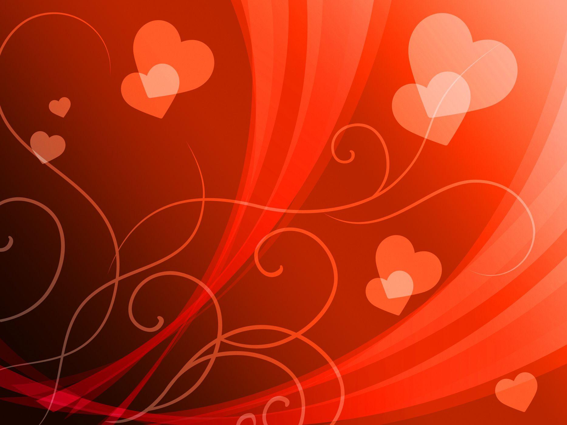 1867x1400 Free photo: Elegant Hearts Background Shows Delicate Romantic Wallpaper, Passion, Valentine