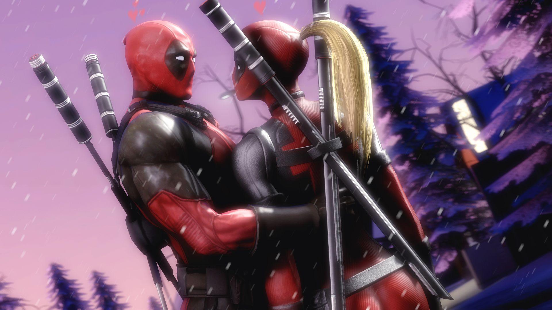 1920x1080 Lady Deadpool HD Wallpaper