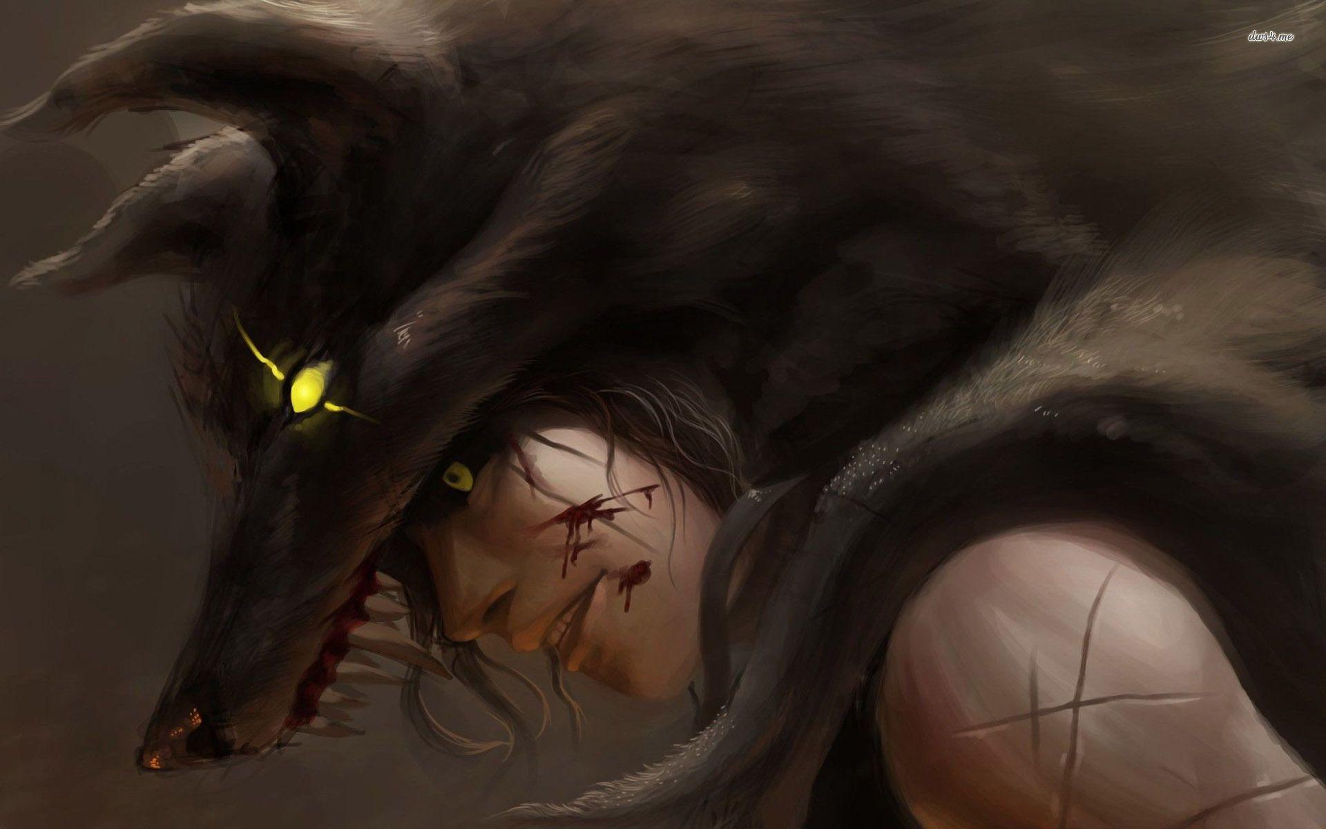 1920x1200 Wolf Fantasy Wallpaper Group Wallpaper
