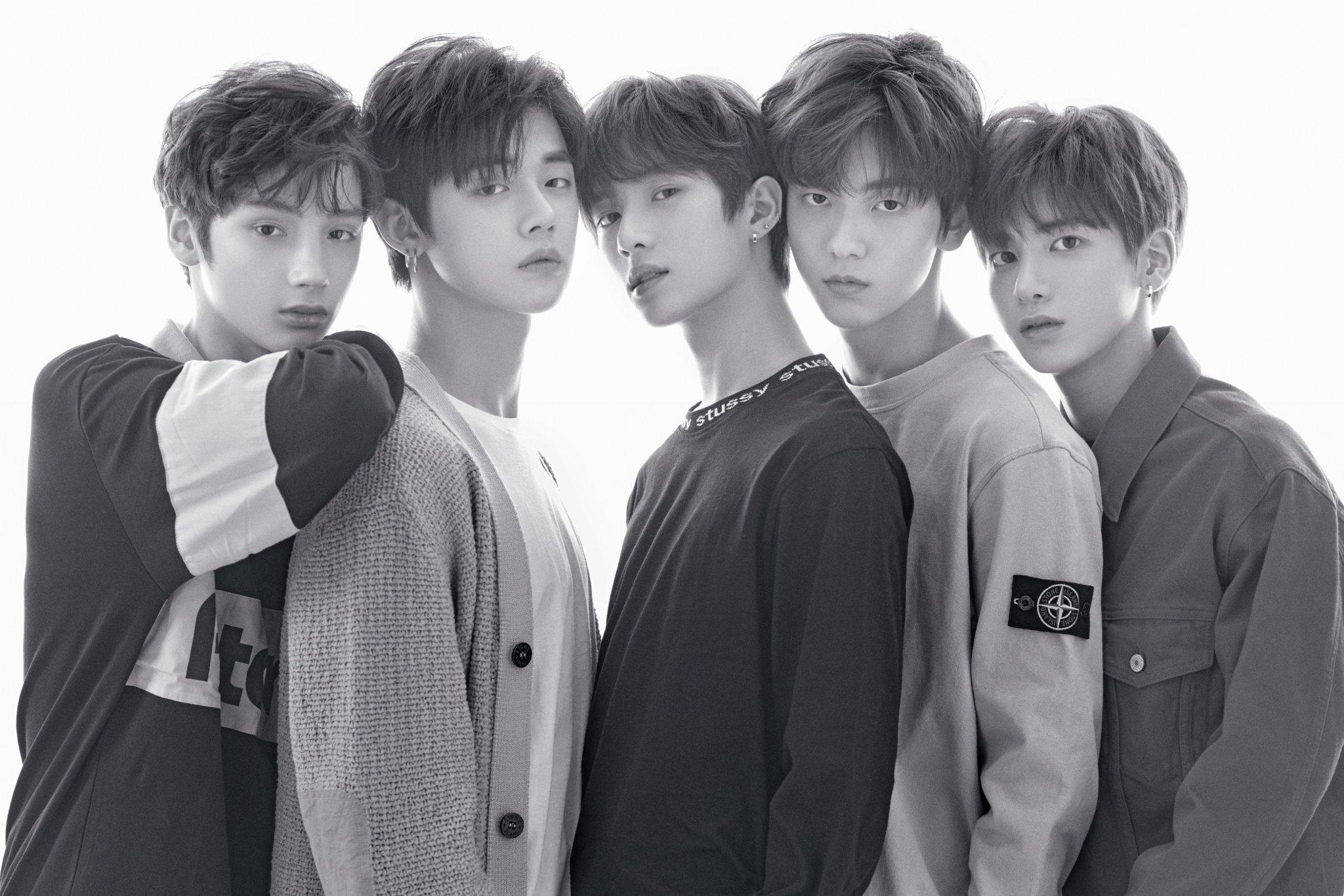 TXT all members - The Chaos Chapter : Freeze (Album) Shoot 4K wallpaper  download