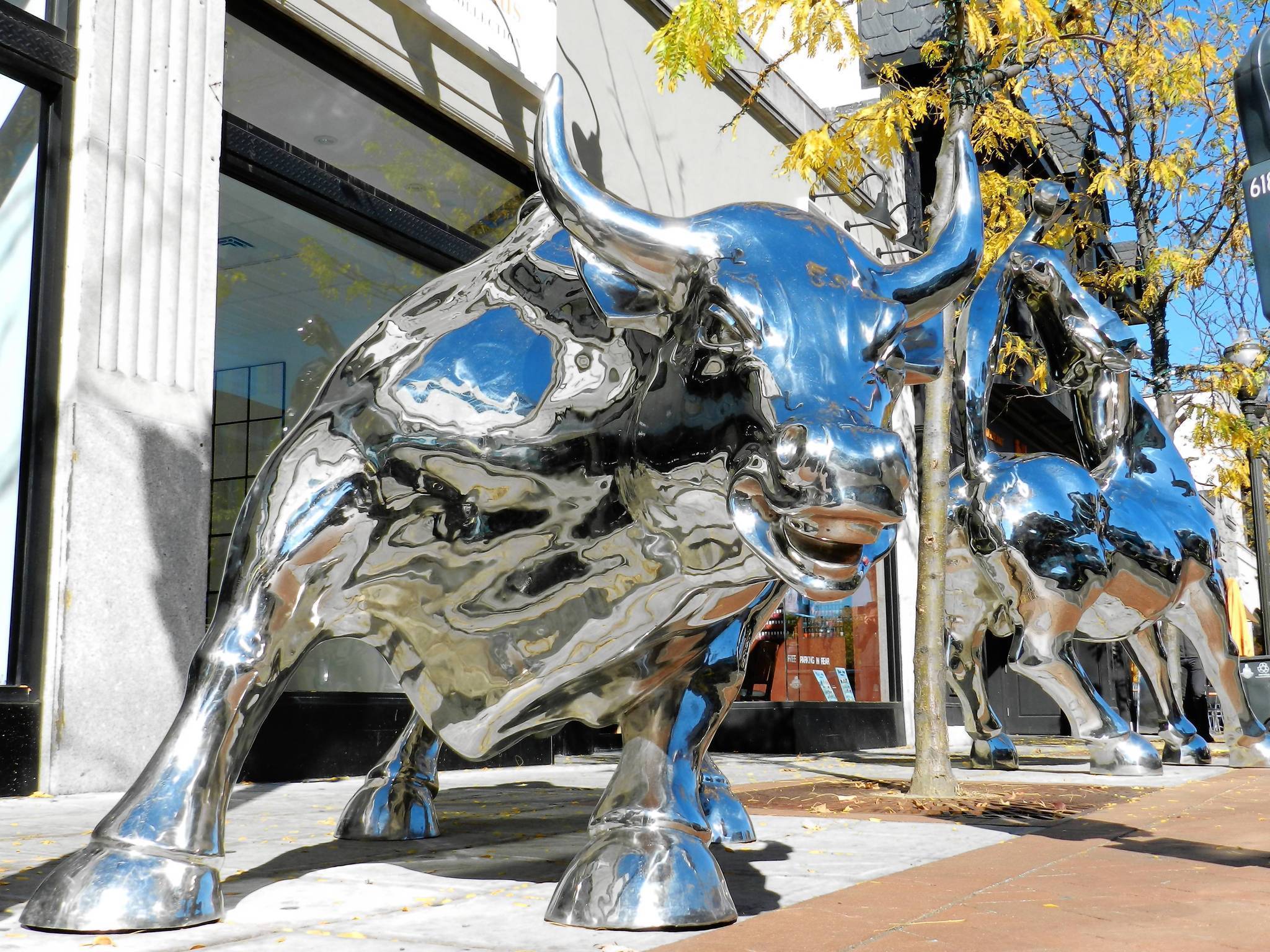 2048x1536 Wall Street's Iconic 'charging Bull' Re Created In, Download Wallpaper