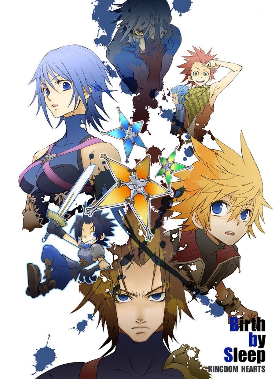 900x1239 Kingdom Hearts: Birth by Sleep Mobile Wallpaper Anime Image Board