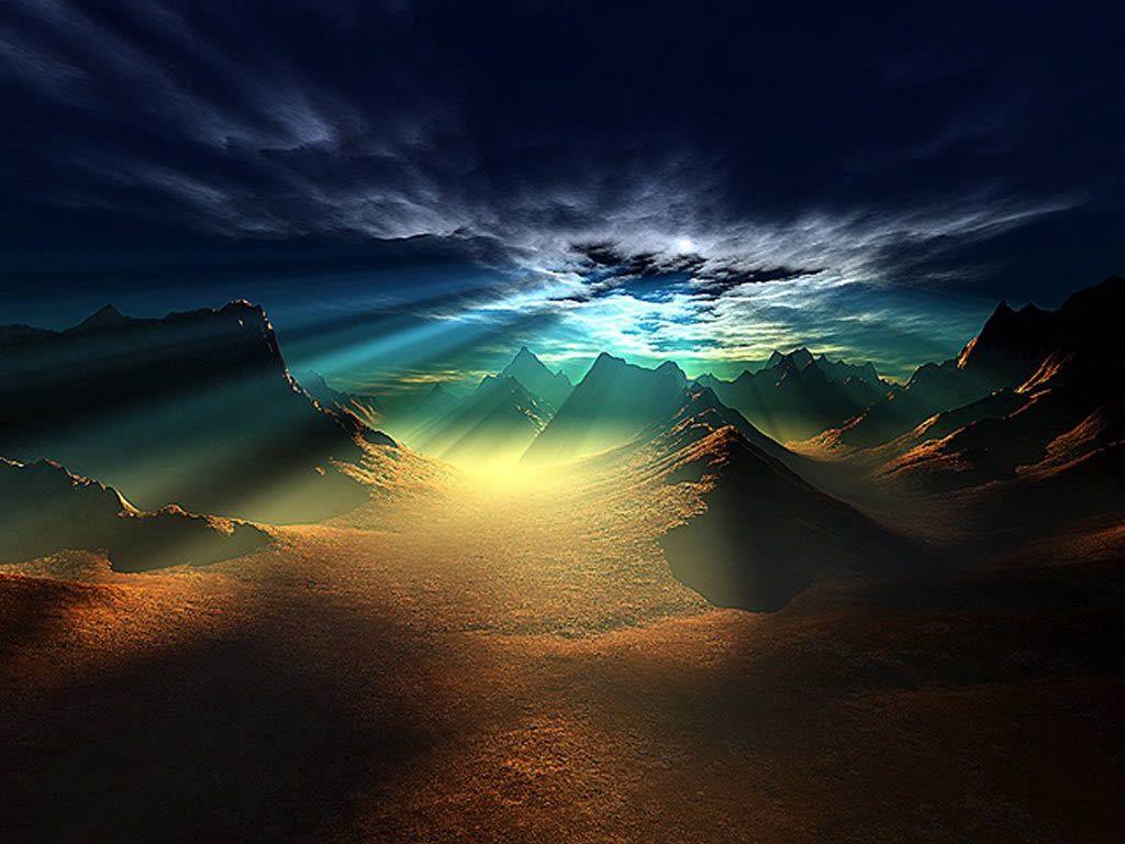 1024x768 Wallpaper Collection: 3D Landscape Wallpaper