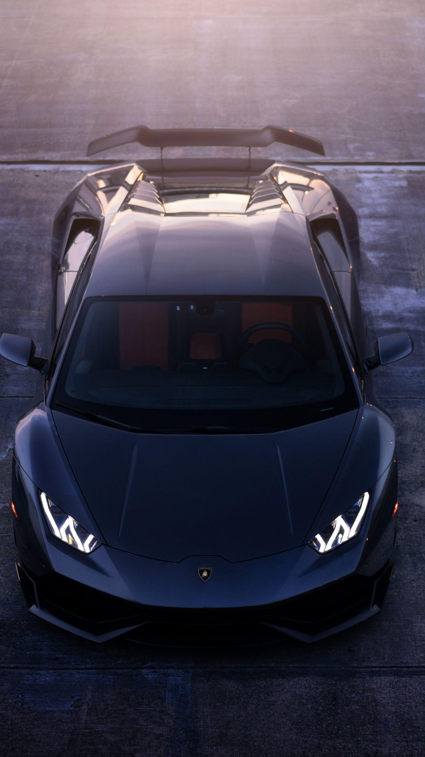 1440x2560 Download Black, Lamborghini Aventador, front wallpaper, 1440x QHD Samsung Galaxy S S Edge, Note, LG G4
