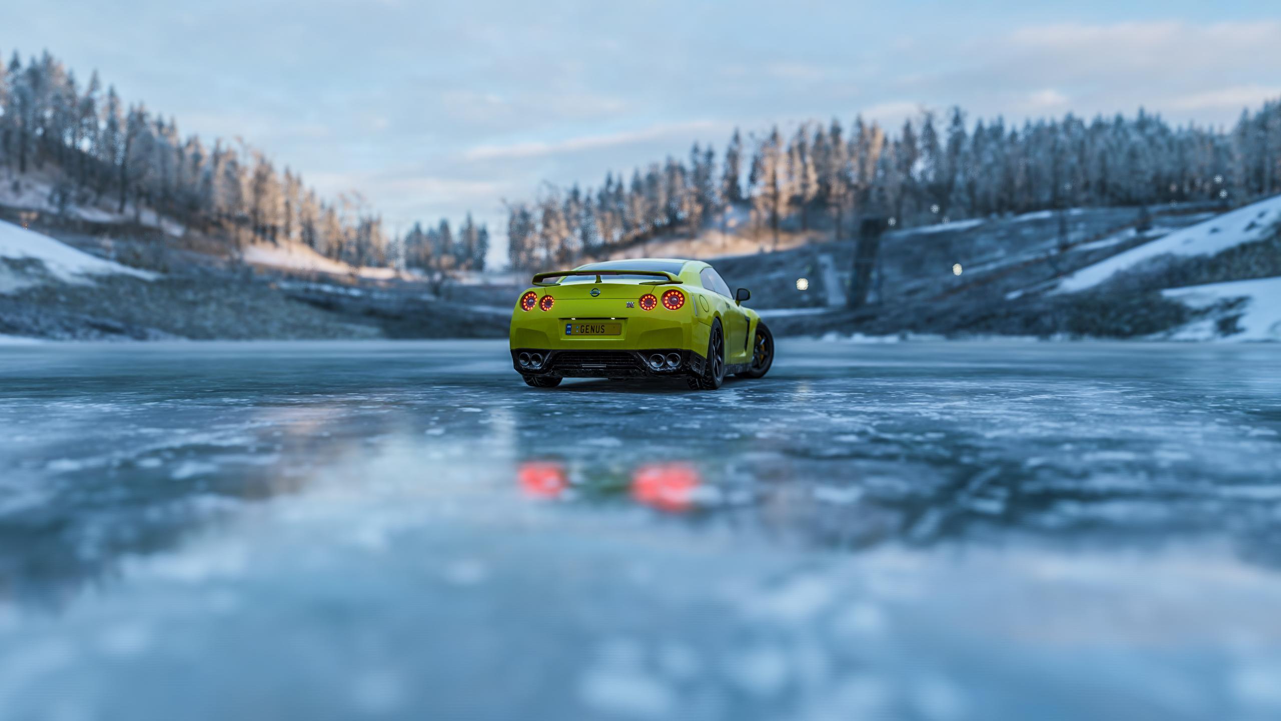 2560x1440 Desktop Wallpaper material [Nissan GTR R35]: forza