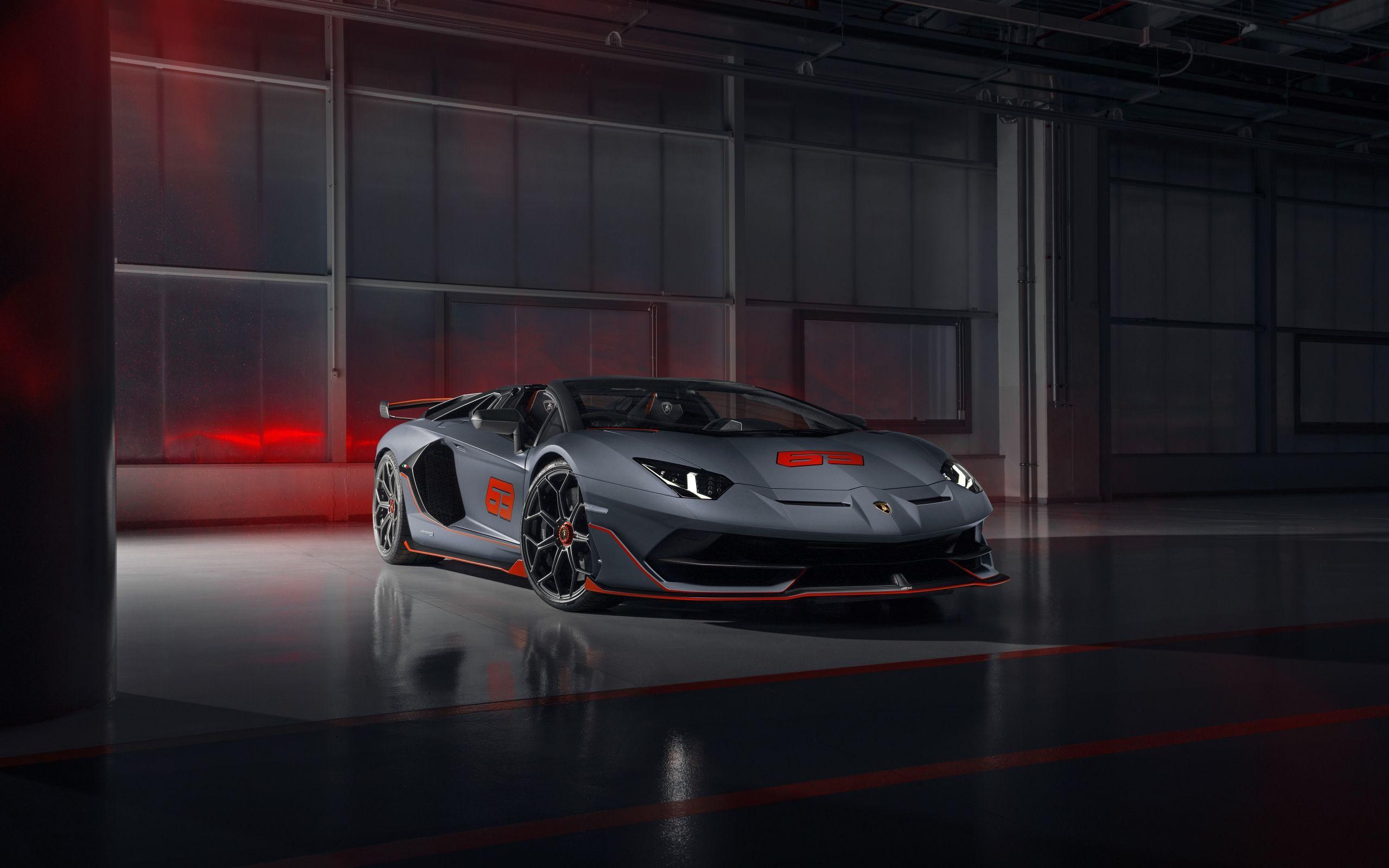 2560x1600 Car, Lamborghini Aventador, Silver, Sport Car Wallpaper