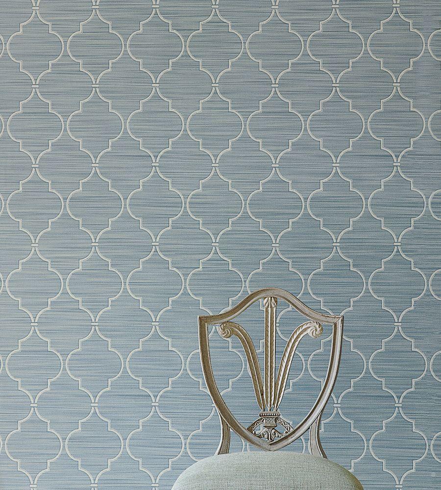 900x1000 Colefax & Fowler Trellis Wallpaper