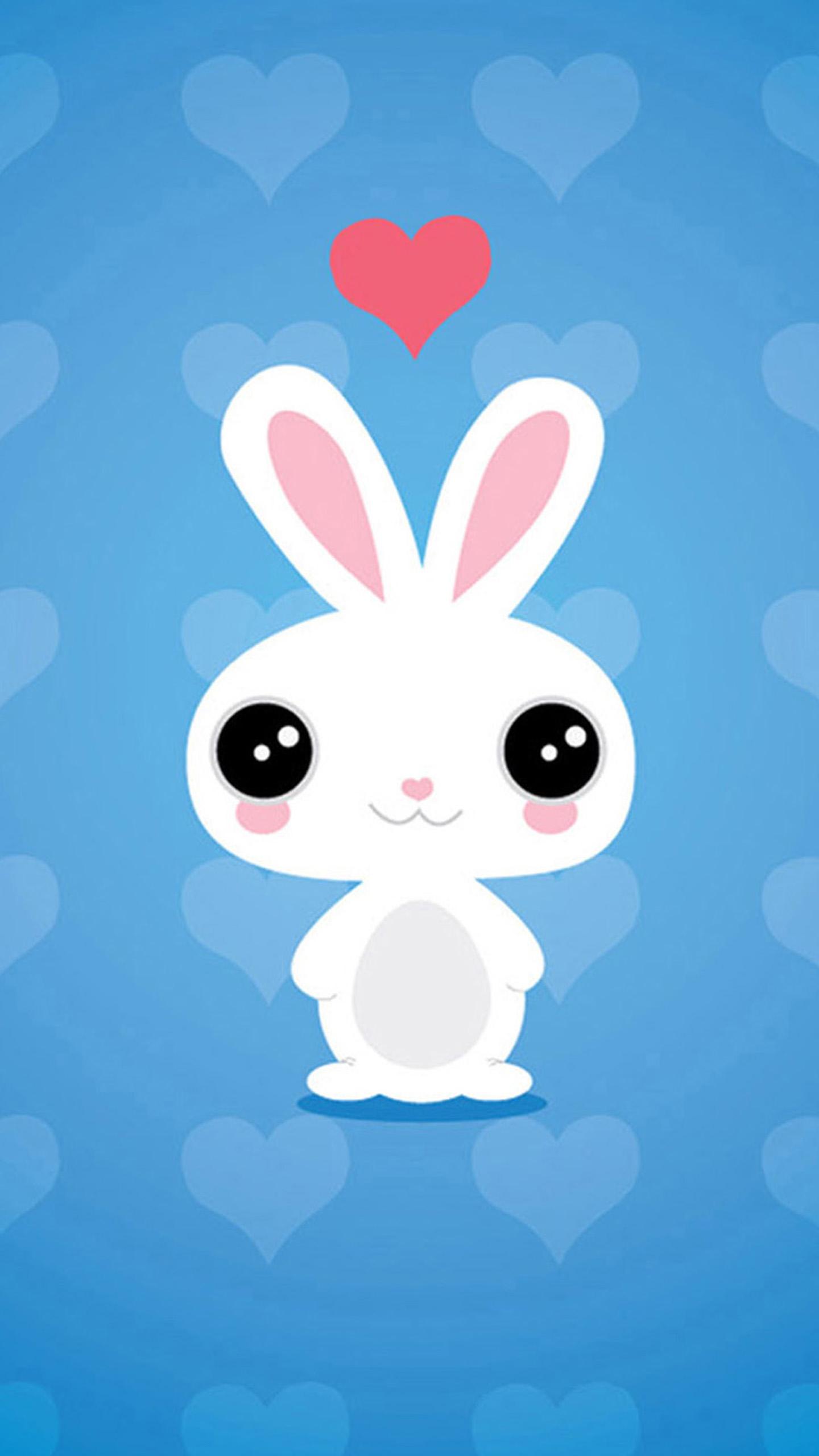 Cute Bunny iPhone Wallpapers - Top Free Cute Bunny iPhone Backgrounds ...