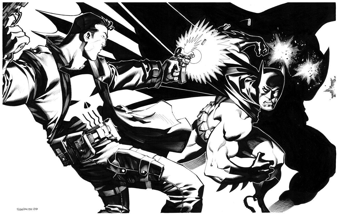 1300x833 Punisher VS Batman