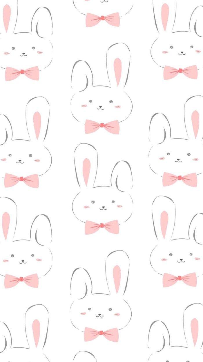 700x1244 Kawaii Bunny iPhone Wallpaper Free Kawaii Bunny iPhone Background - Bunny wallpaper, Rabbit wallpaper, Wallpaper iphone cute
