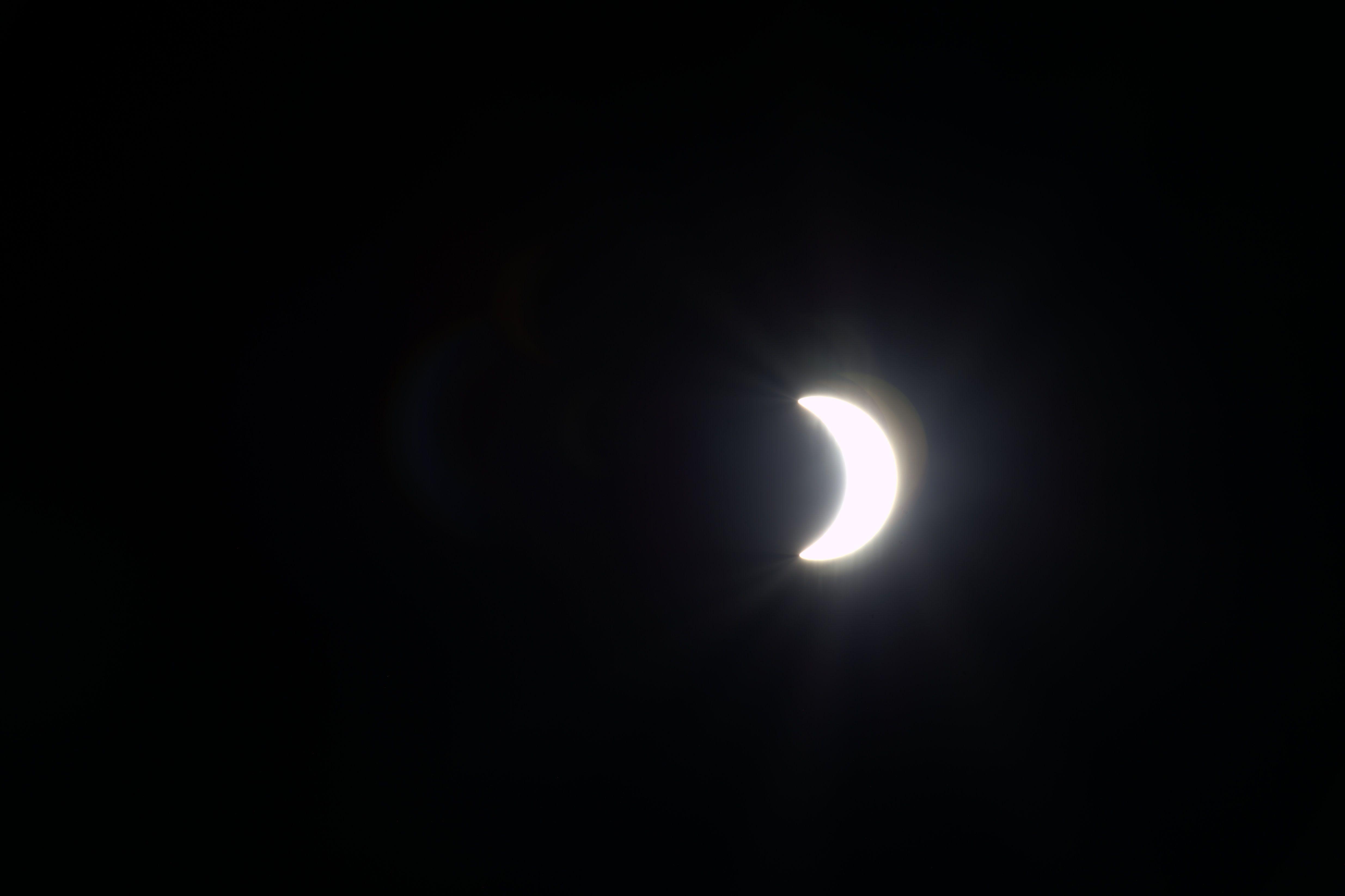 4940x3292 Solar Eclipse From the International Space Station