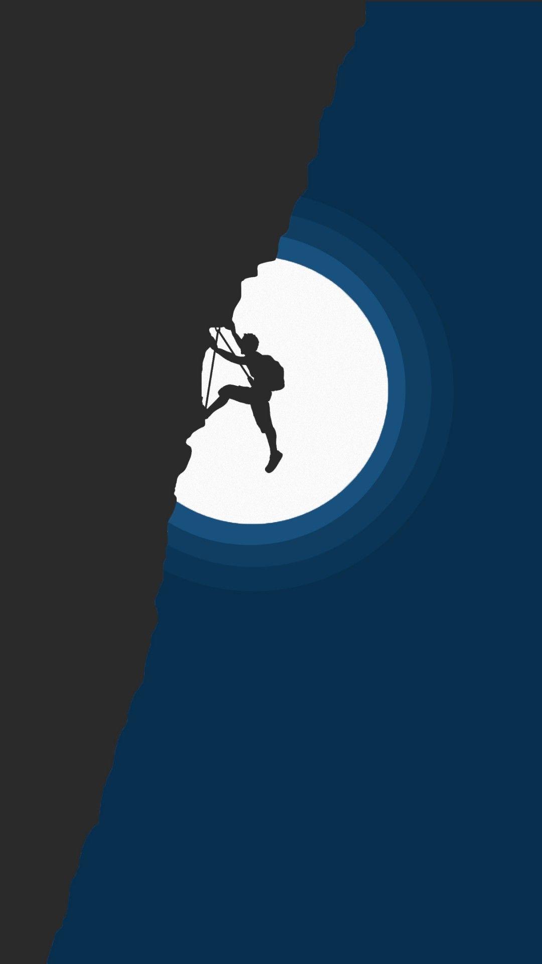 1080x1920 Wallpaper mountain, 4k, 5k wallpaper, climber, android wallpaper, flat, OS 11099 Wallpaper
