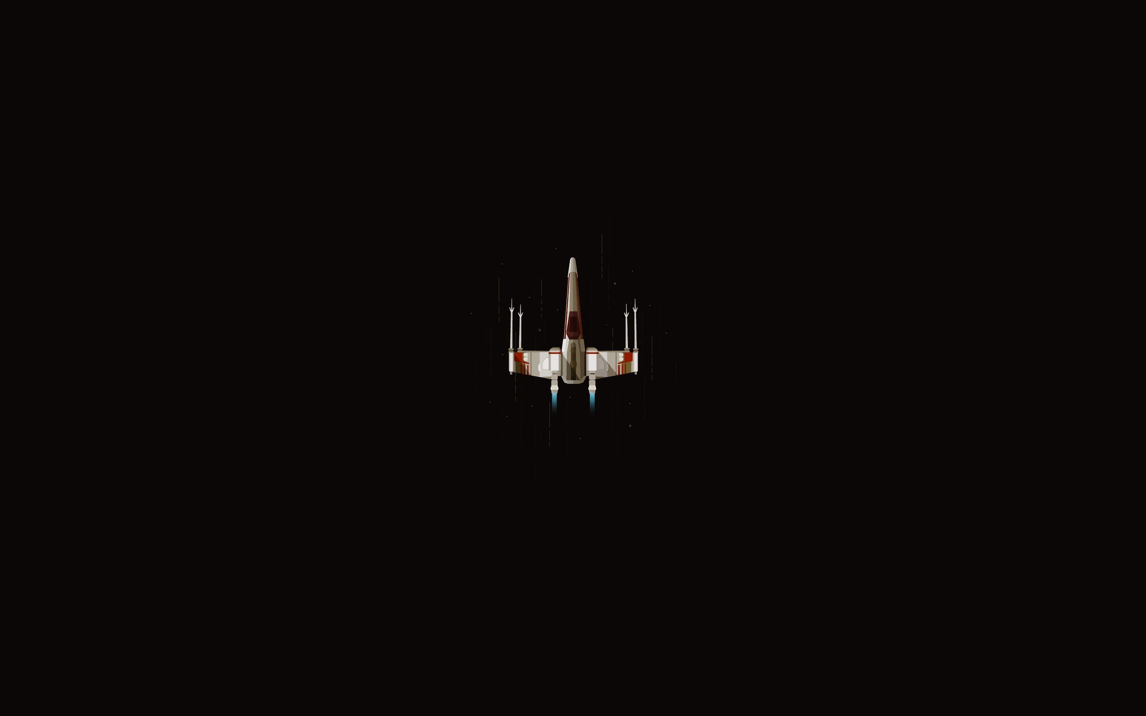 3840x2400 Download X Wings, Minimal, Star Wars Wallpaper, 3840x 4K Ultra HD 16: Widescreen