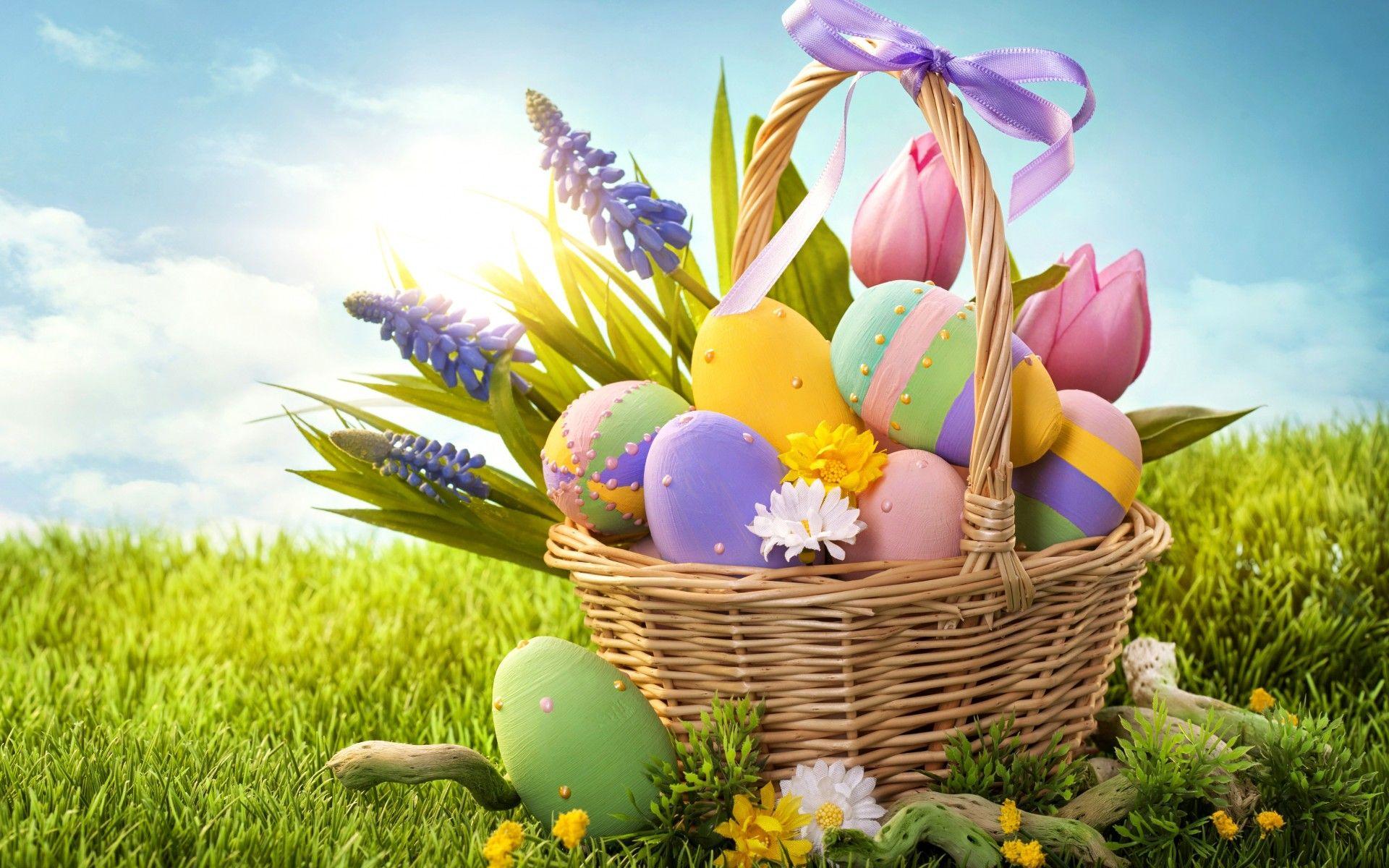 Easter Basket Wallpapers - Top Free Easter Basket Backgrounds -  WallpaperAccess