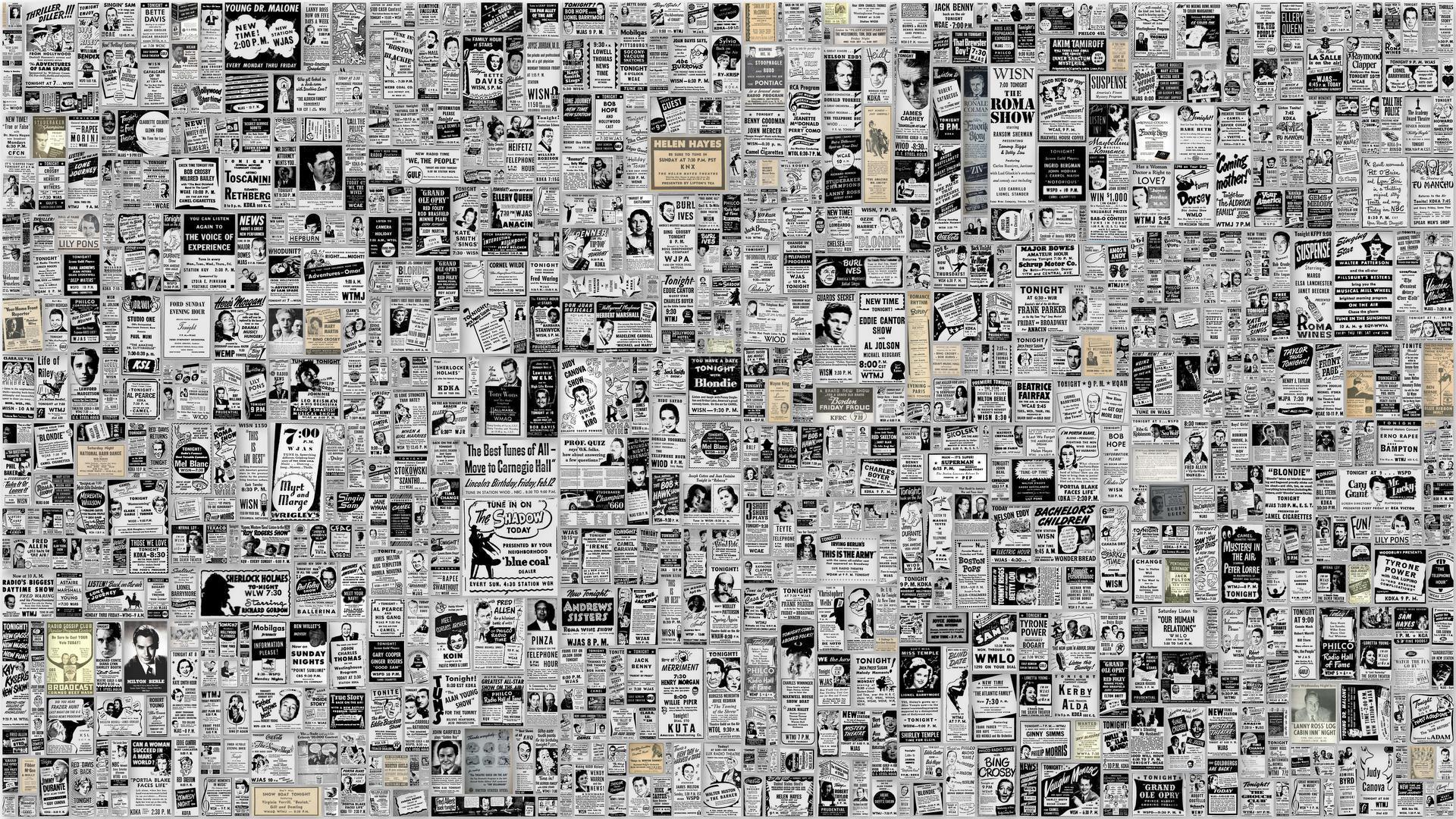 1920x1080 Newspaper Wallpaper Background
