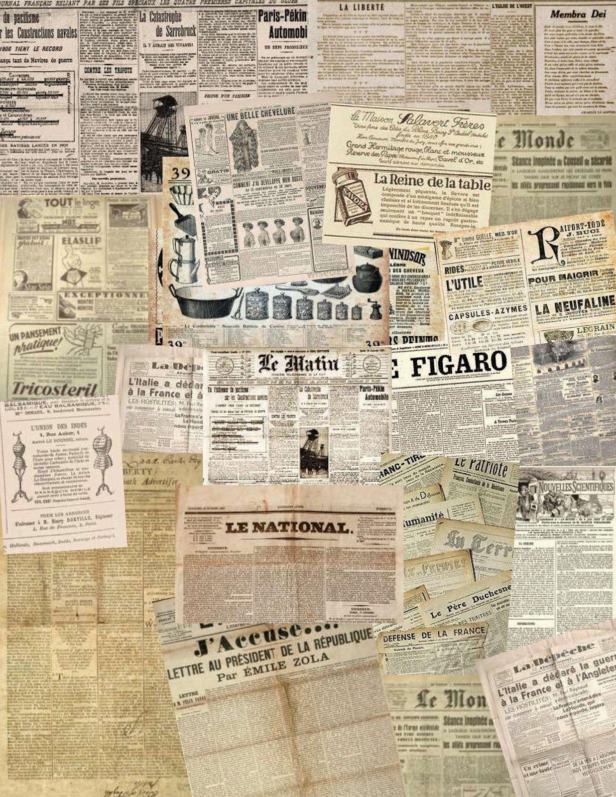1237x1600 These collage sheets of old newspapers, which might be useful for attic wallpaper, lining trunks, suitcases. Newspaper collage, Newspaper wallpaper, Print collage