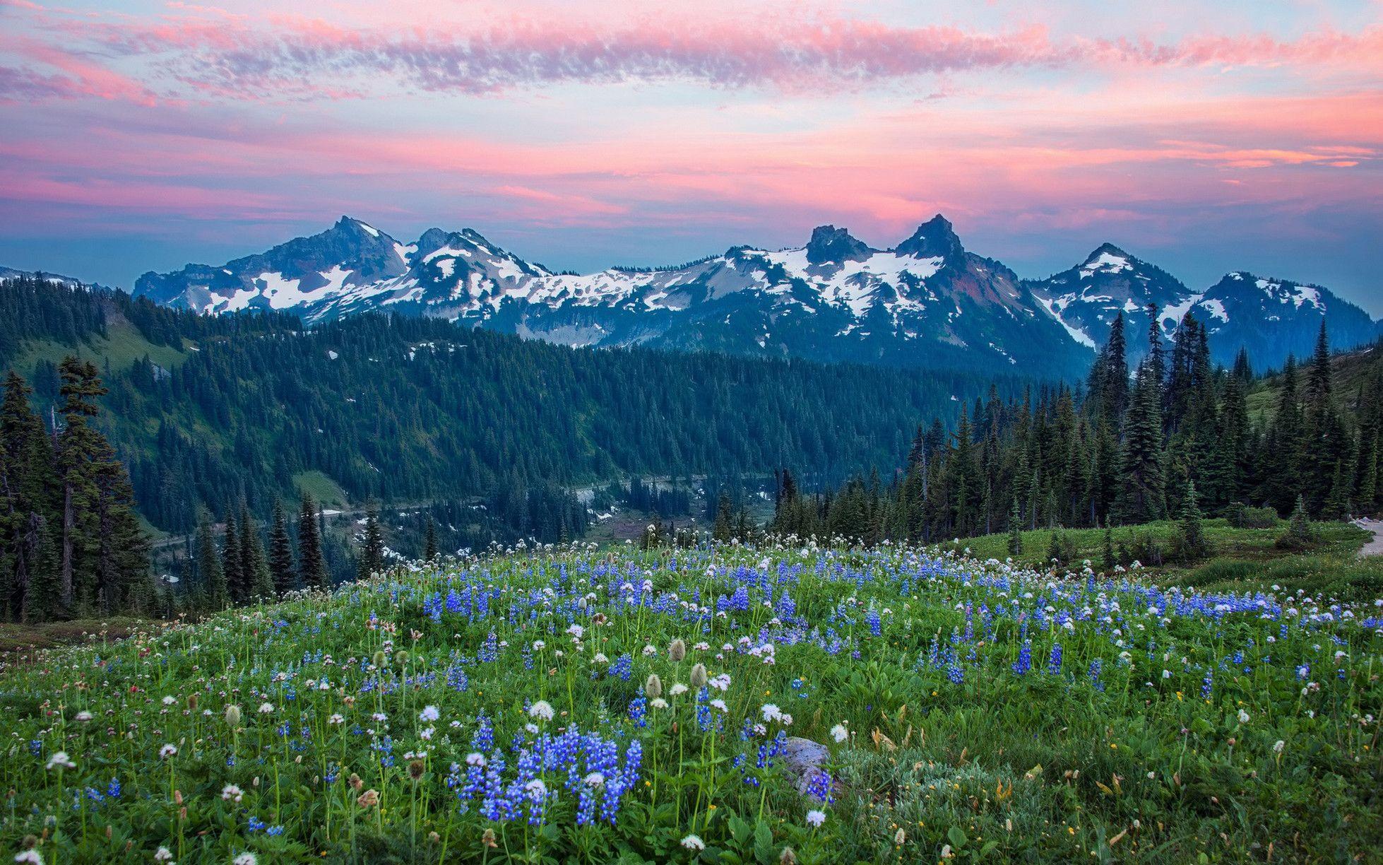 1958x1224 Mount Rainier Washington Clouds HD Wallpaper. Download Free HD Wallpaper!