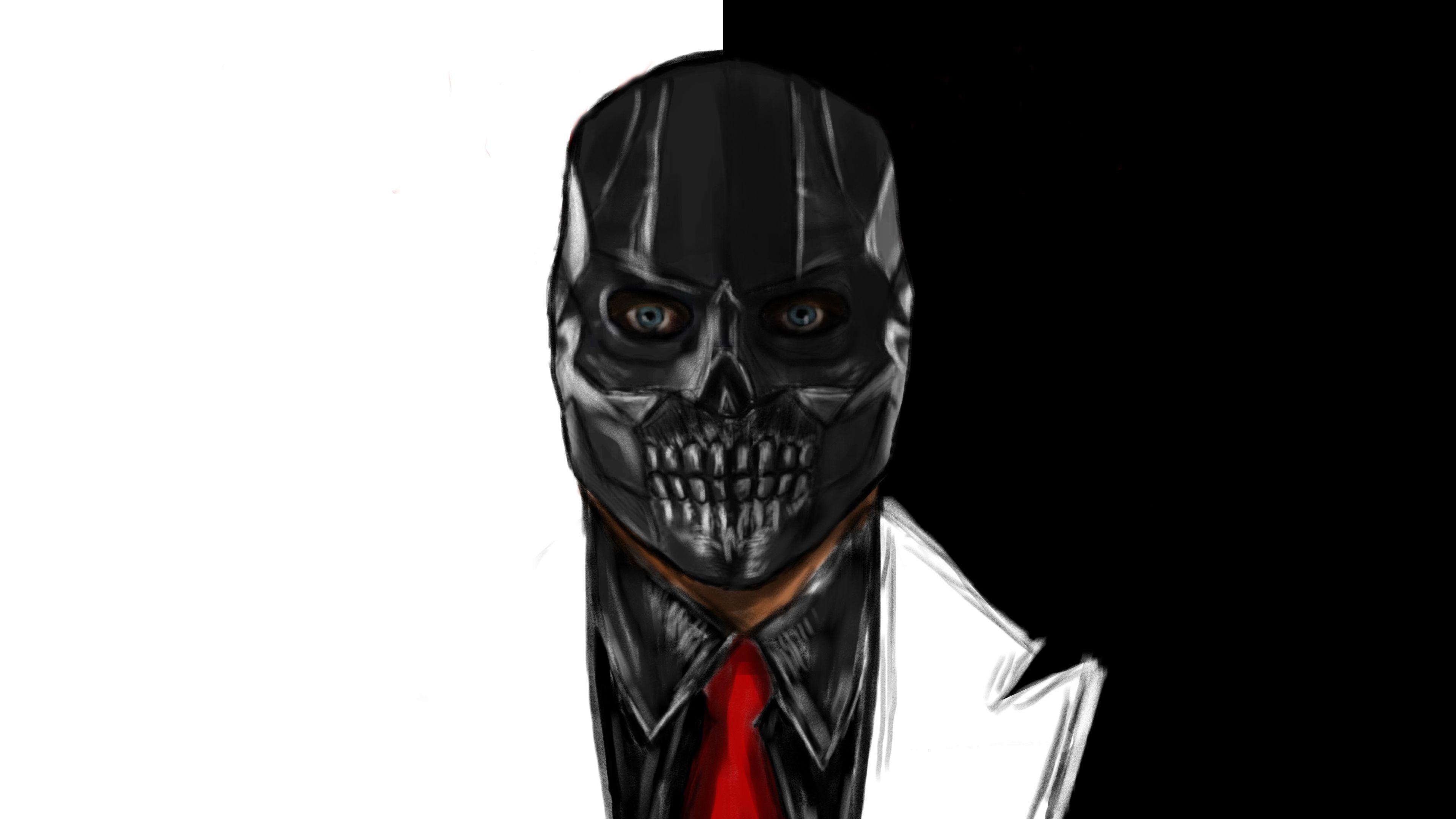 3840x2160 Black Mask Art 4K Wallpaper, HD Movies 4K Wallpaper, Image, Photo and Background