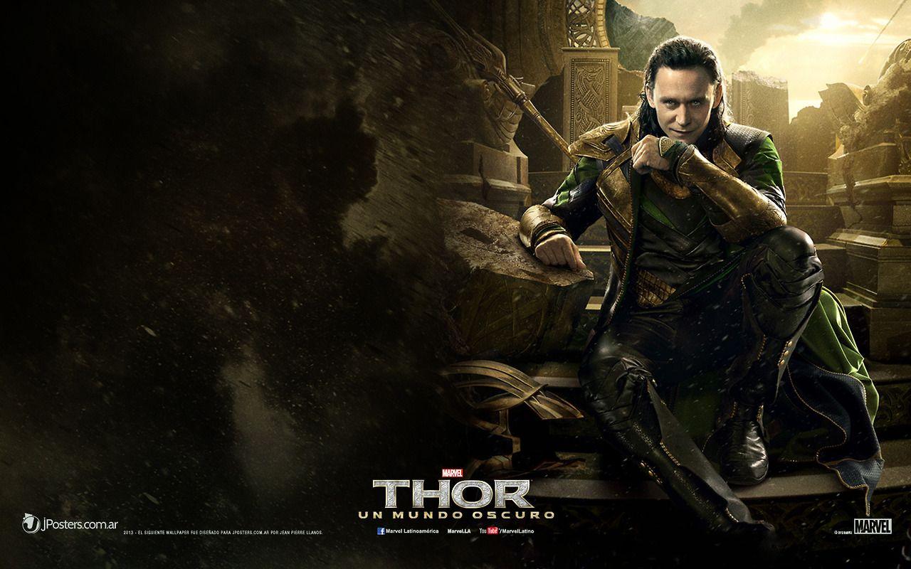1280x800 Thor Dark World Loki Poster HD Wallpaper