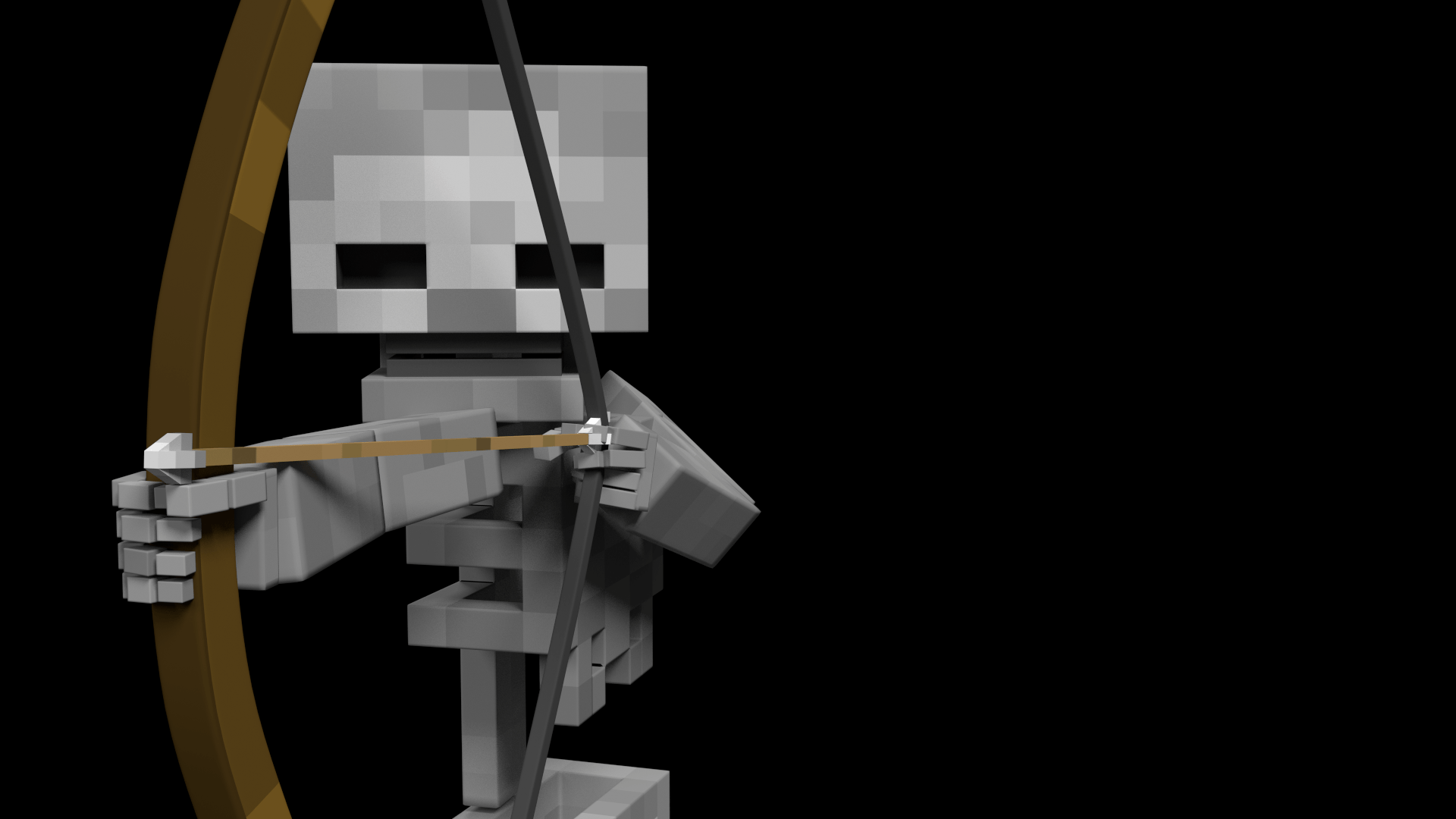 1920x1080 Minecraft Skeleton