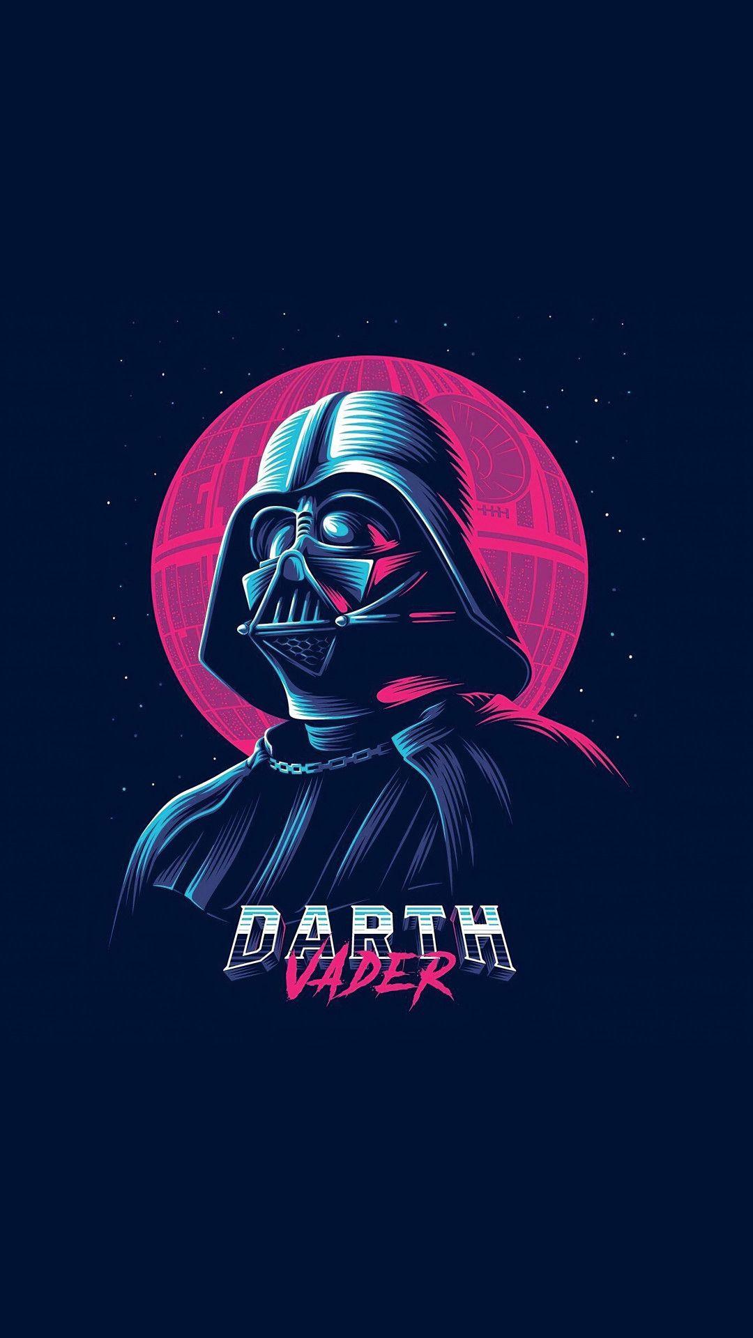1080x1920 Darth Vader Minimalist Art wallpaper