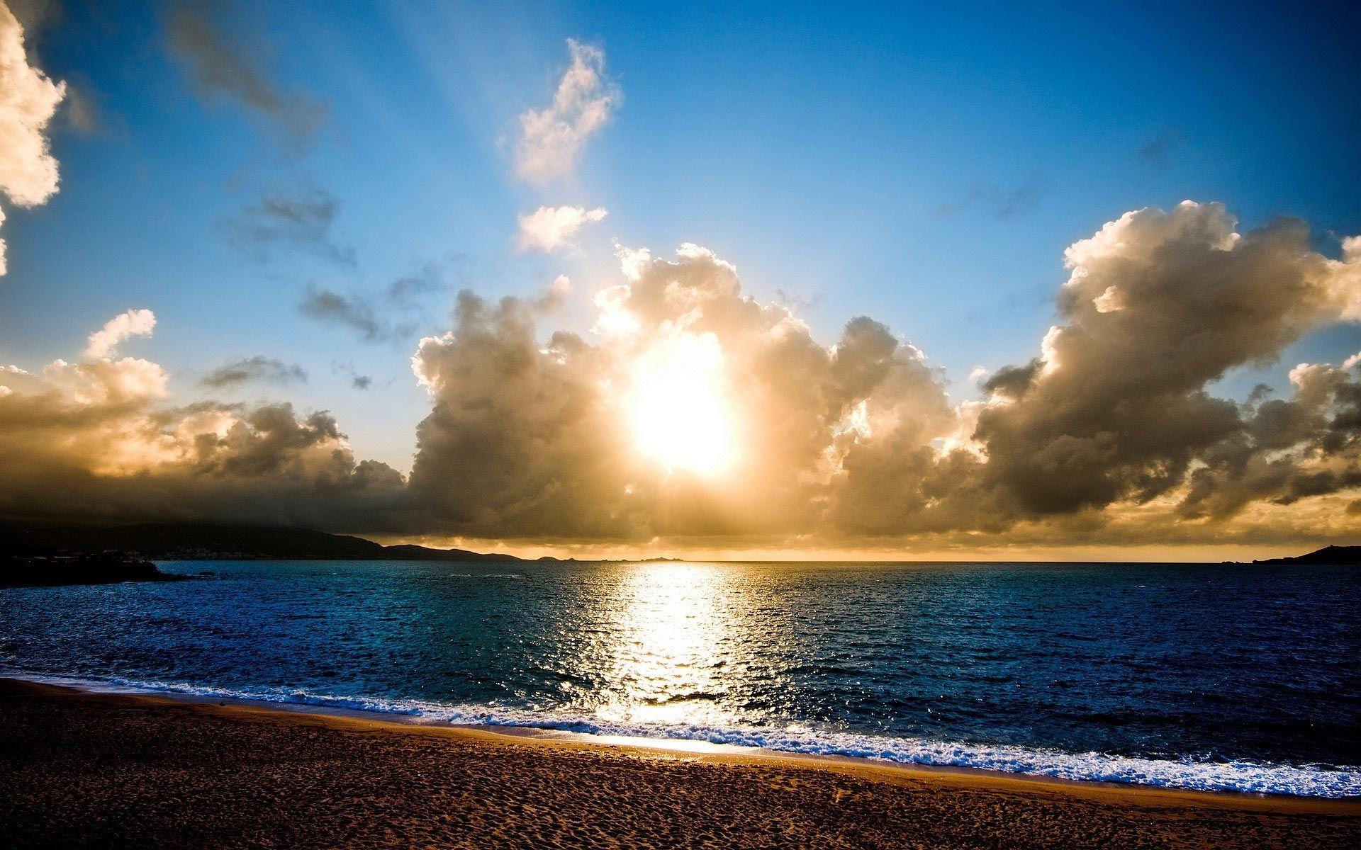 1920x1200 Beautiful Beach Sunrise 28964 1920x1200px