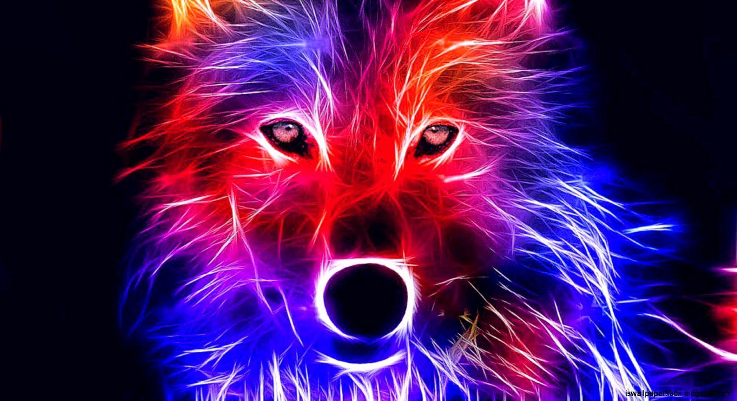 1488x810 Awesome Neon Wolf This Month