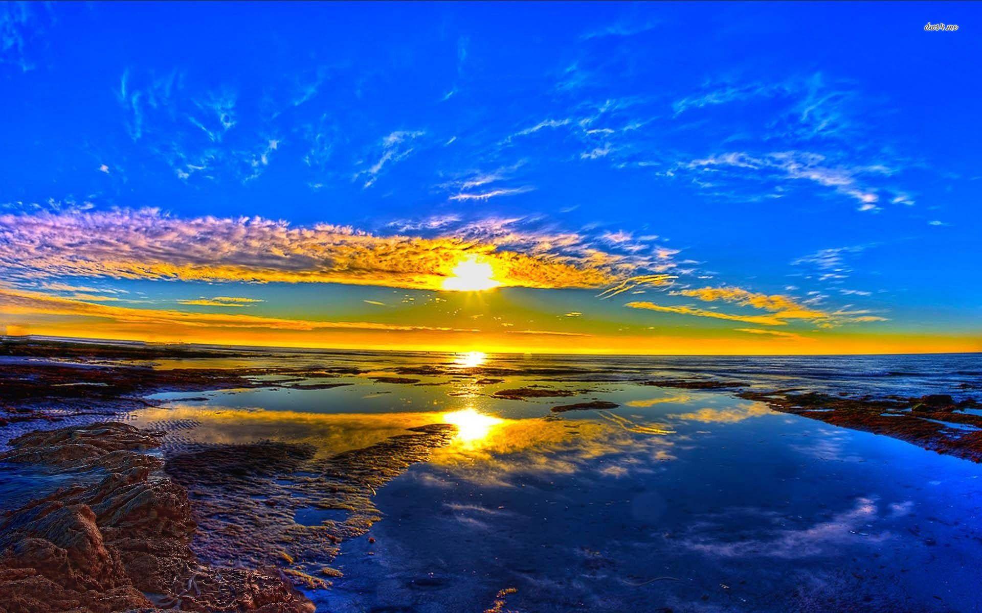 1920x1200 Free download Beach Sunrise Wallpaper image [1920x1200] for your Desktop, Mobile & Tablet. Explore Sun Rise Wallpaper. Sunset Wallpaper, Beautiful Sunsets and Sunrises Wallpaper, Sailboats at Sunrise Wallpaper