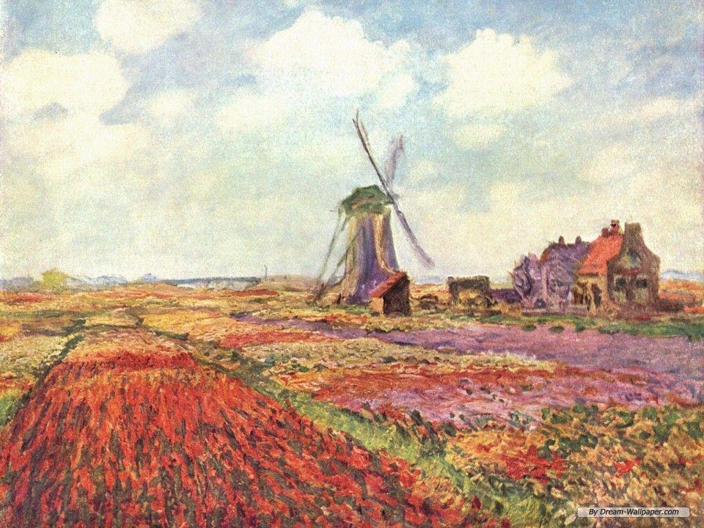 1024x768 Free Wallpaper Art wallpaper Monet Painting