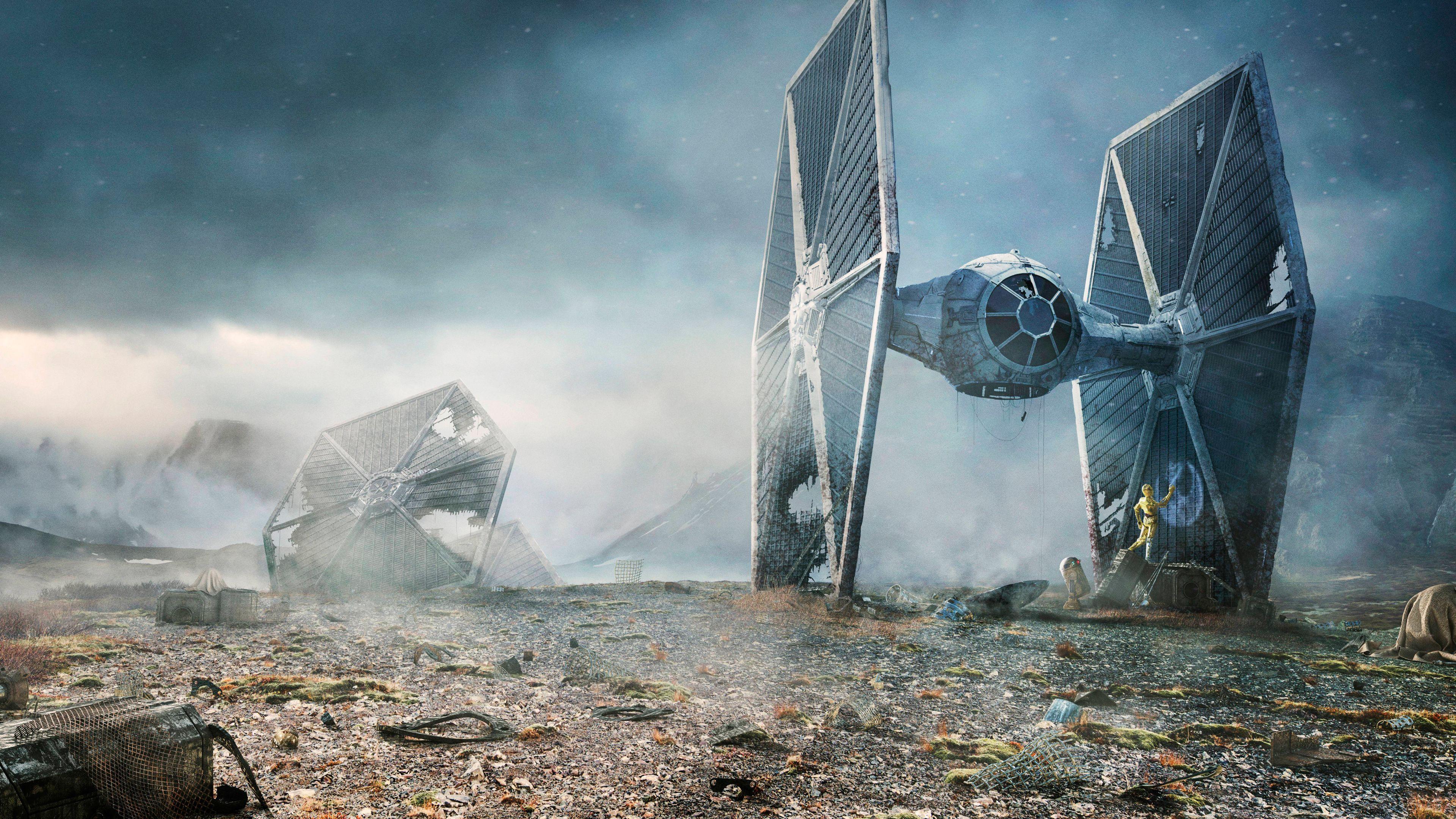 3840x2160 TIE fighter Star Wars 4K Wallpaper, HD Movies 4K Wallpaper, Image, Photo and Background