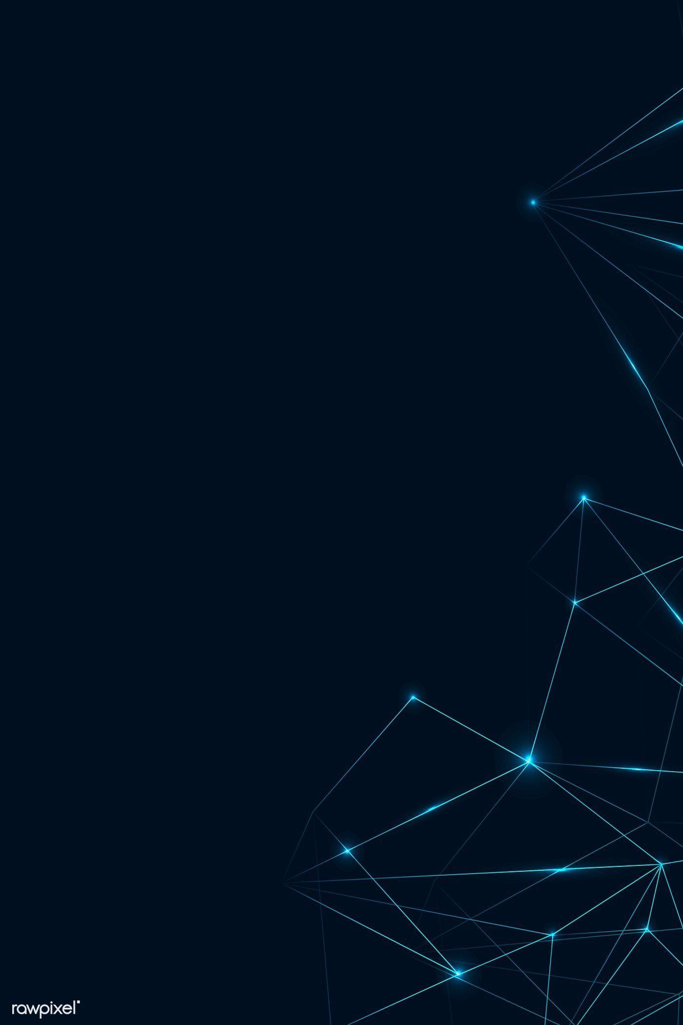 1400x2100 Download premium illustration of Blue polygon on dark background social. การออกแบบปกหนังสือ