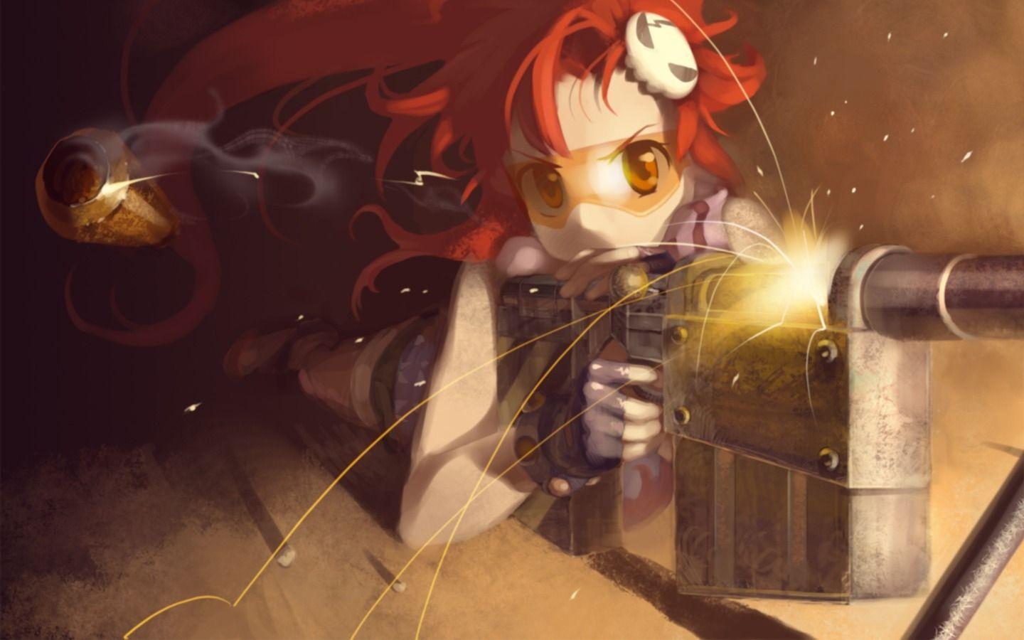 1440x900 Anime Girls With Guns Wallpaperx900