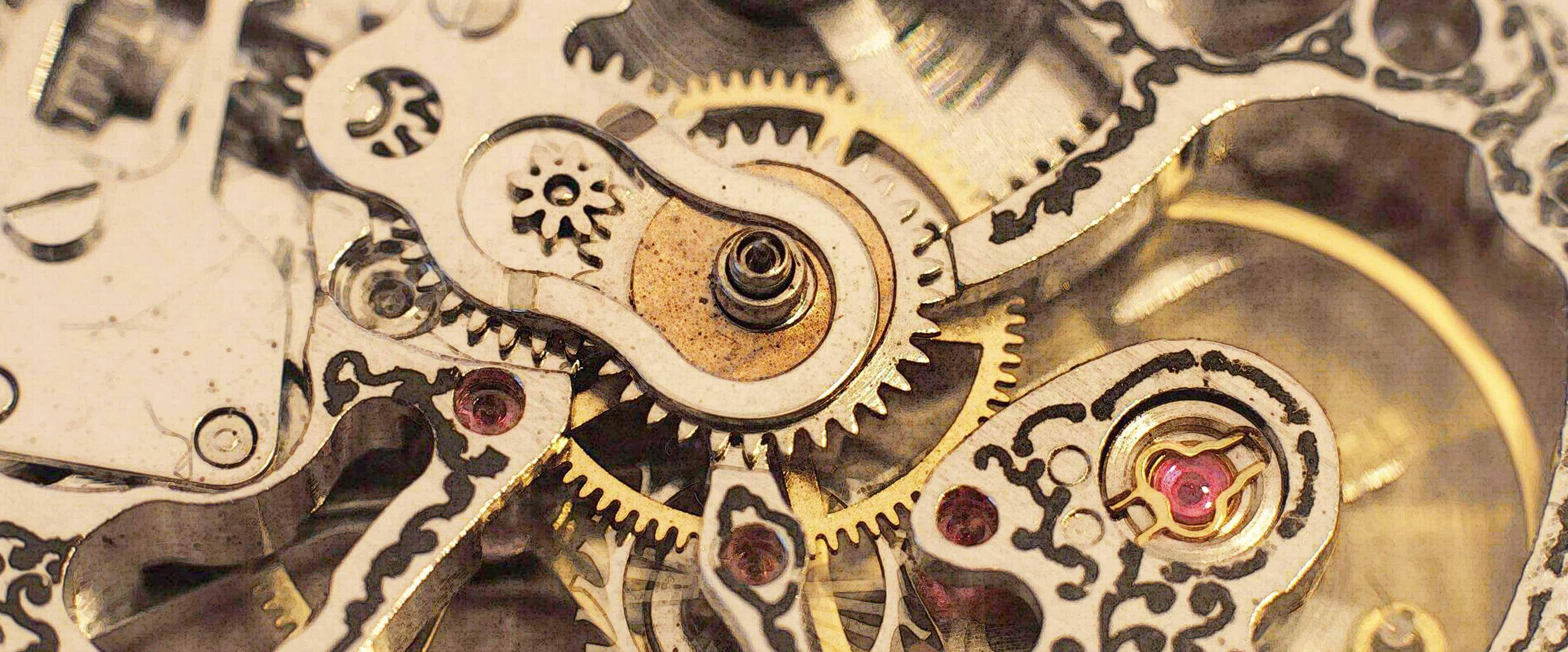 3798x1579 Marketing Mechanisms for Entrepreneurs and Startups. Watch wallpaper, Steampunk gears, Steampunk wallpaper