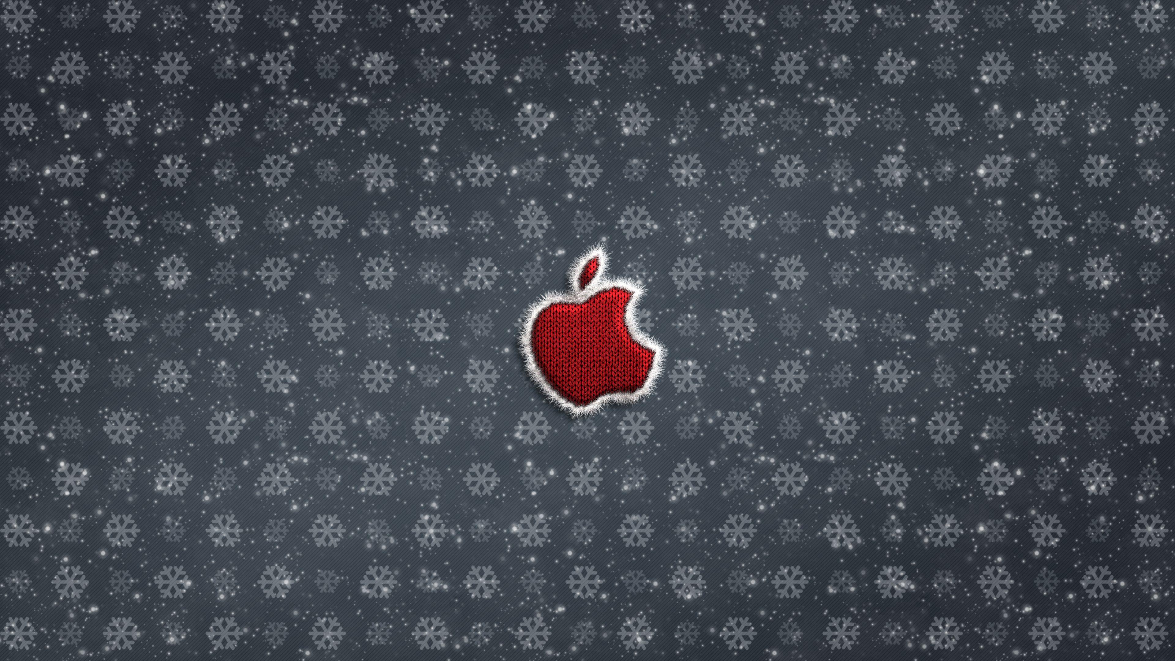 3840x2160 Apple Logo Christmas Celebrations 4k, HD Computer, 4k Wallpaper, Image, Background, Photo and Picture