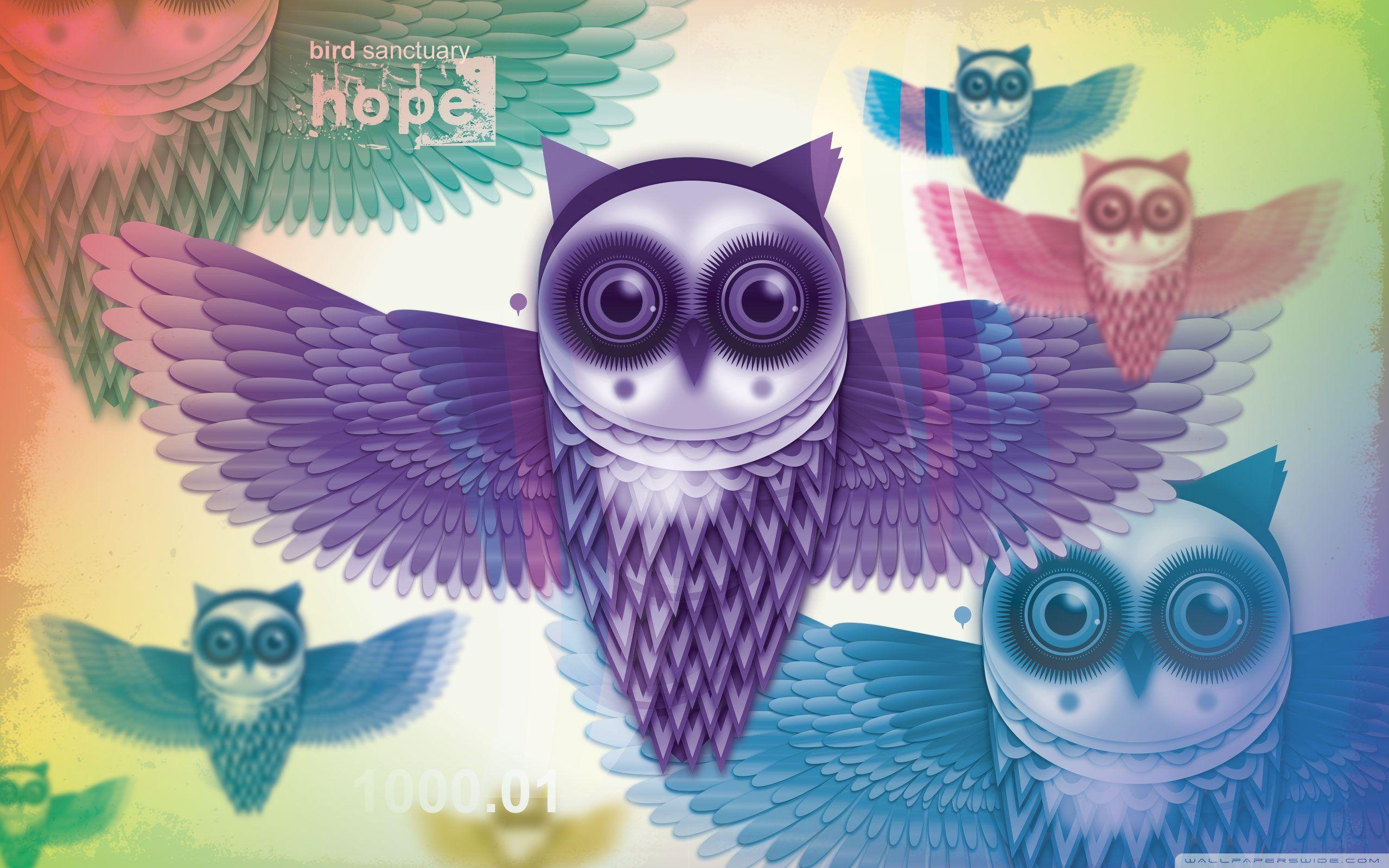 2560x1600 Vintage Owl HD Desktop Wallpaper 20557