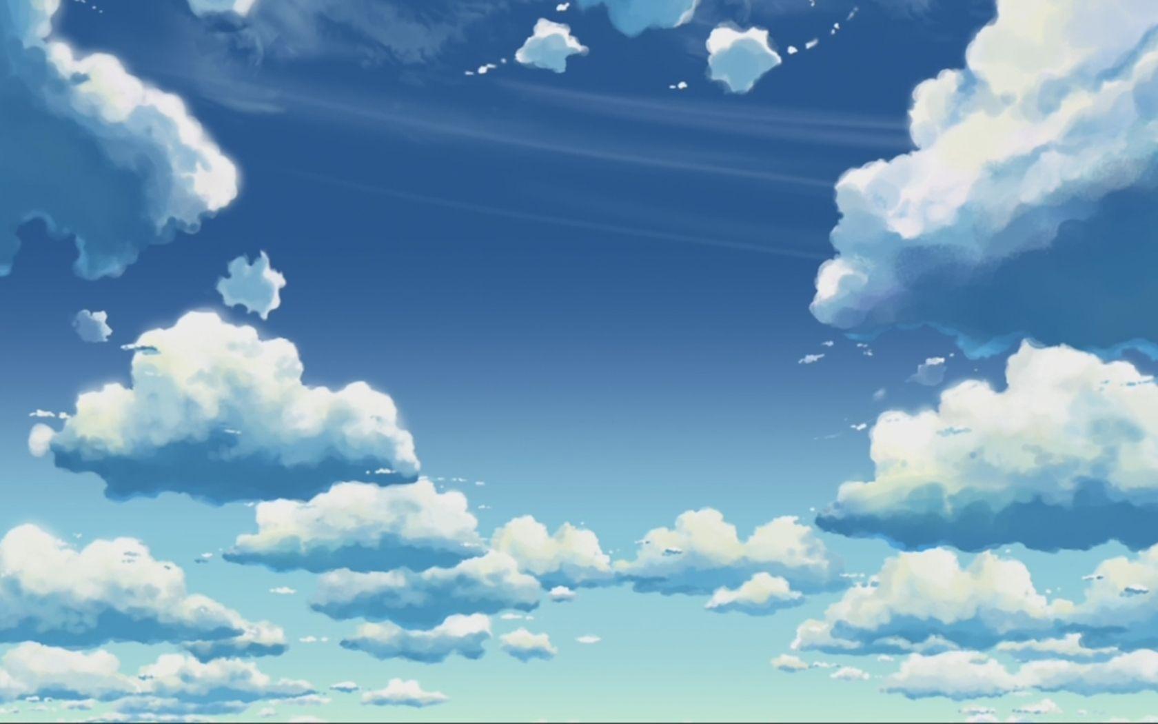 1680x1050 Free download Anime Scenery Cool Wallpaper I HD Image [1920x1080] for your Desktop, Mobile & Tablet. Explore Anime Sky Wallpaper. Anime Sky Wallpaper, Sky Wallpaper, Sky Background