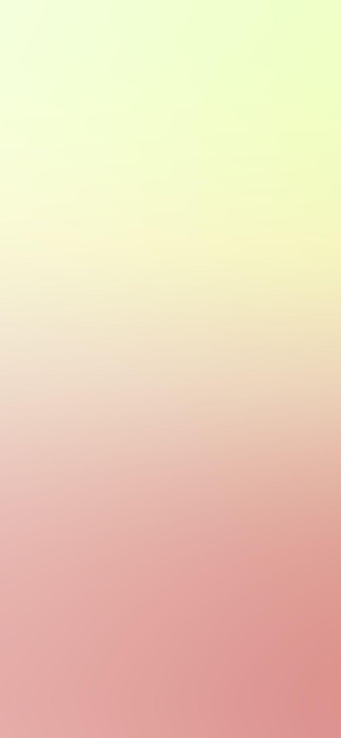1125x2436 Red Yellow Soft Pastel Blur Gradation Wallpaper