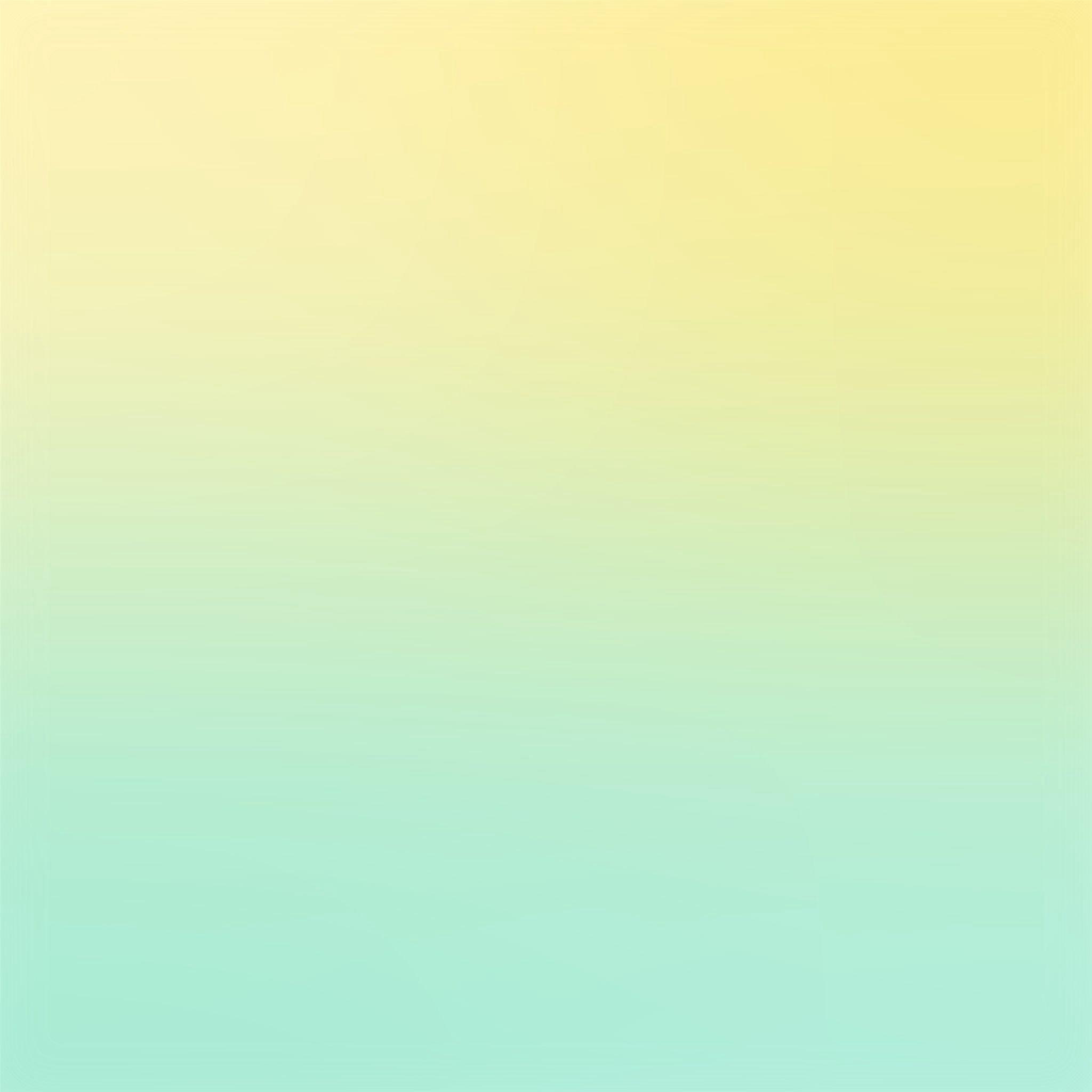 2048x2048 Yellow Green Pastel Blur Gradation iPad Pro Wallpaper Free Download