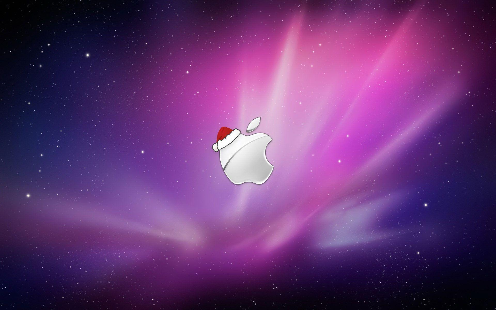 1920x1200 The Apple logo on Christmas Desktop wallpaper 1920x1200