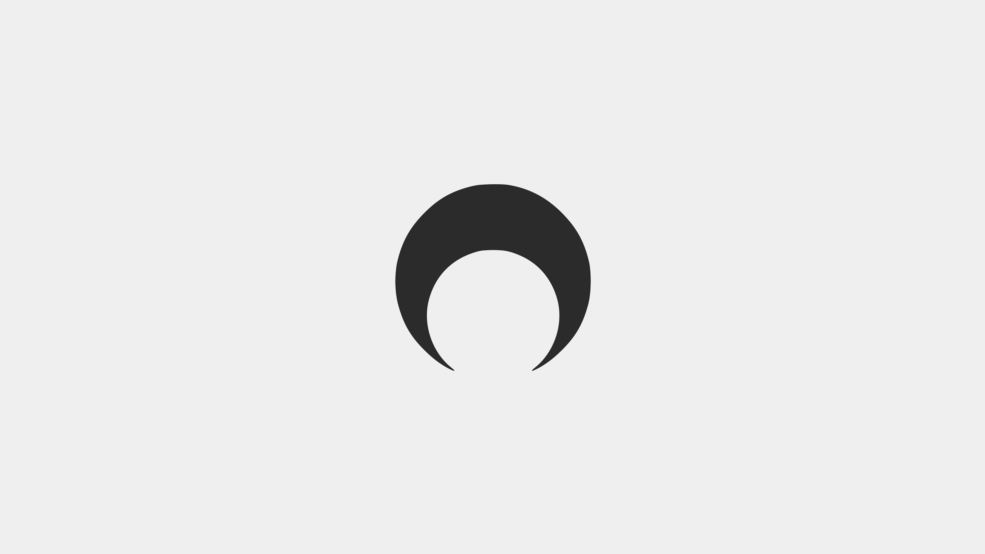1920x1080 Minimalist Black Moon wallpaper I made