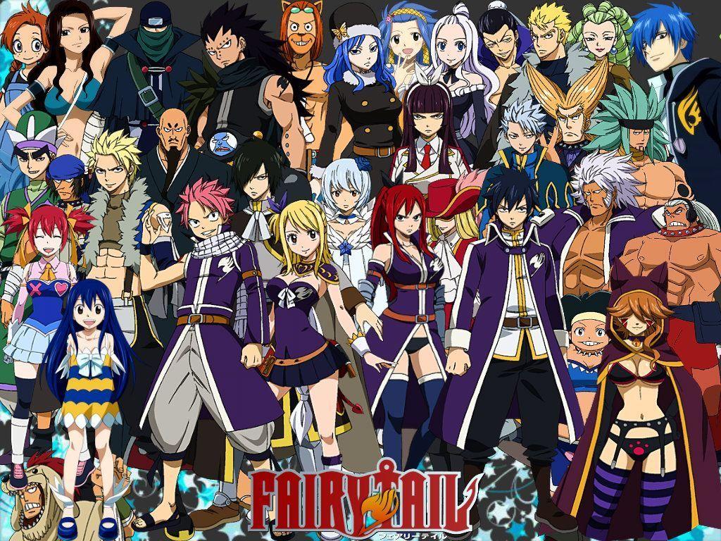 Fairy Tail Characters Wallpapers - Top Free Fairy Tail Characters  Backgrounds - WallpaperAccess