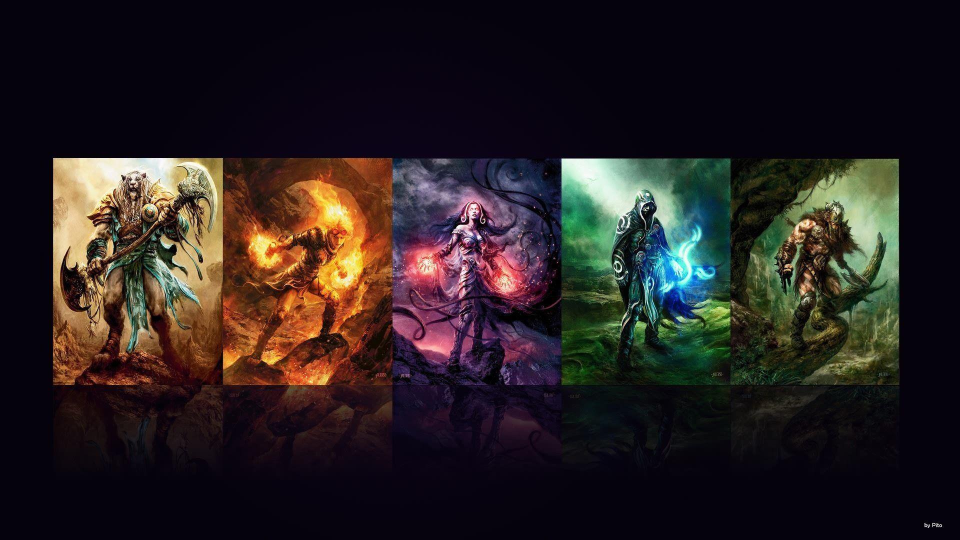 1920x1080 Magic The Gathering Planeswalkers