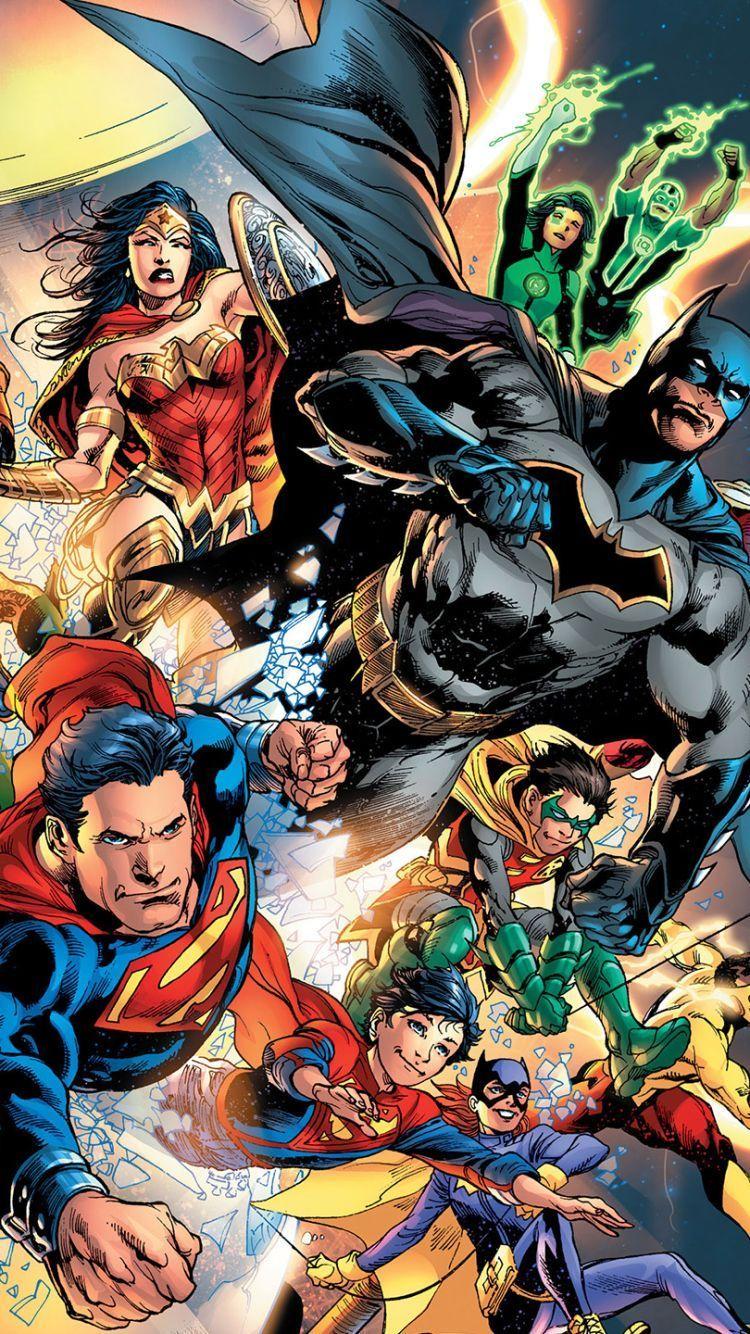 750x1334 Comic DC Phone Wallpaper