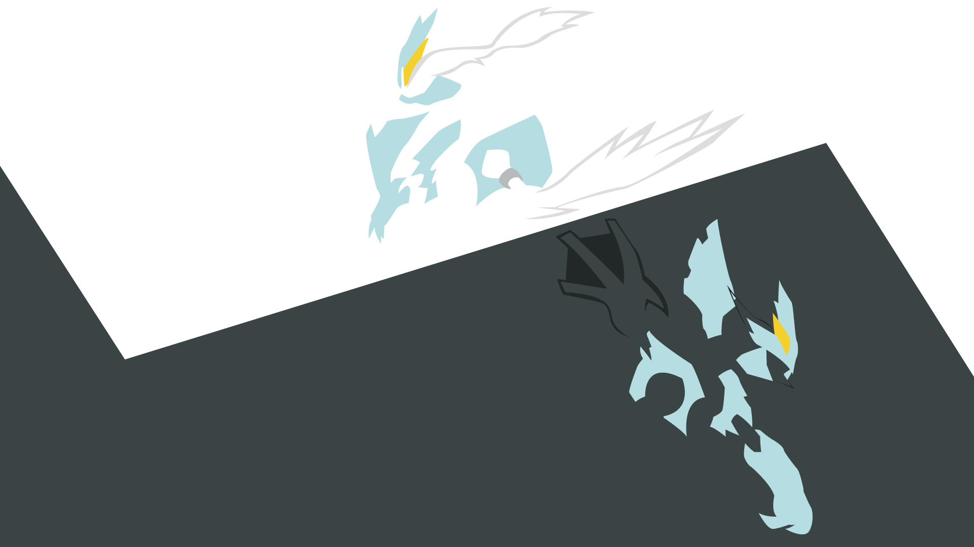1920x1080 Pokemon Wallpaper Legendary Black And White 2