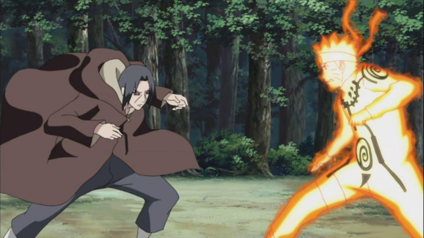 1366x768 Naruto and Bee vs Itachi and Nagato