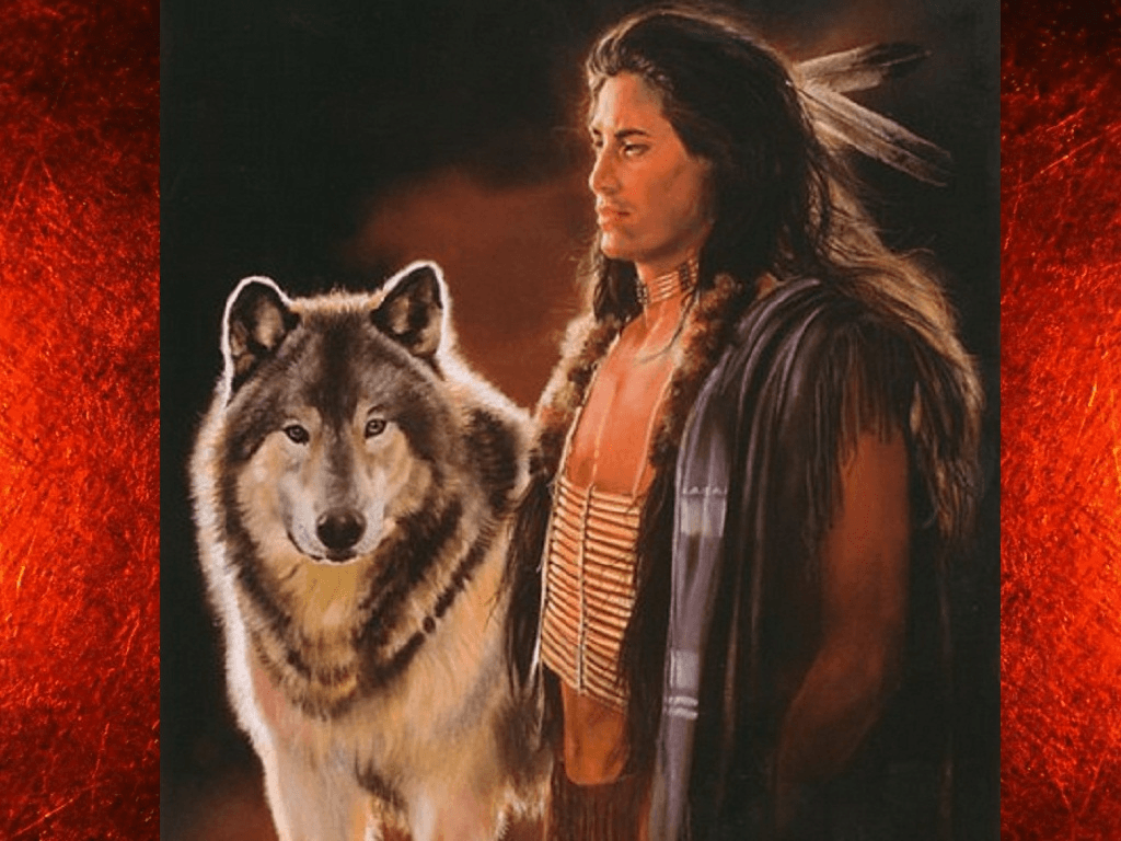 1024x768 Fantasy Wolf Warrior indian. Fantasy Warrior Wallpaper. dream