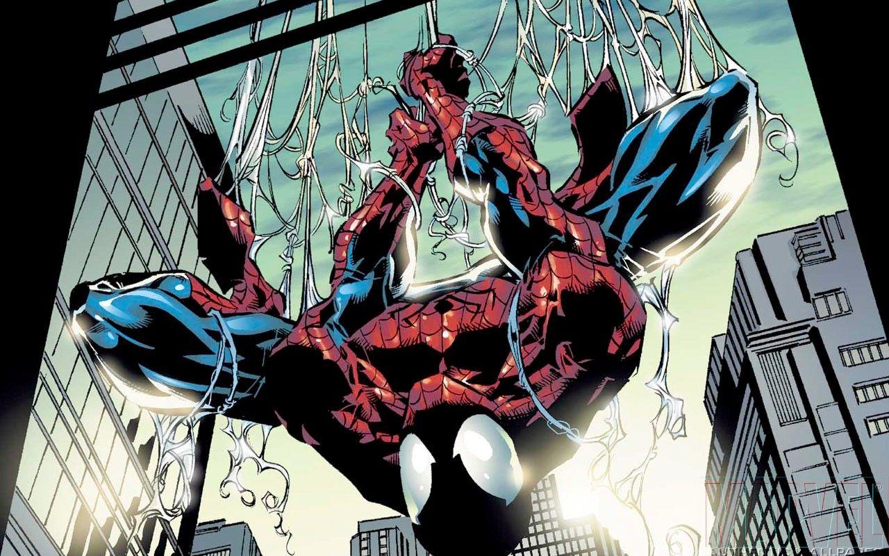 1280x800 Spider Man, Upside down, Comic books HD Wallpaper / Desktop and Mobile Image & Photo