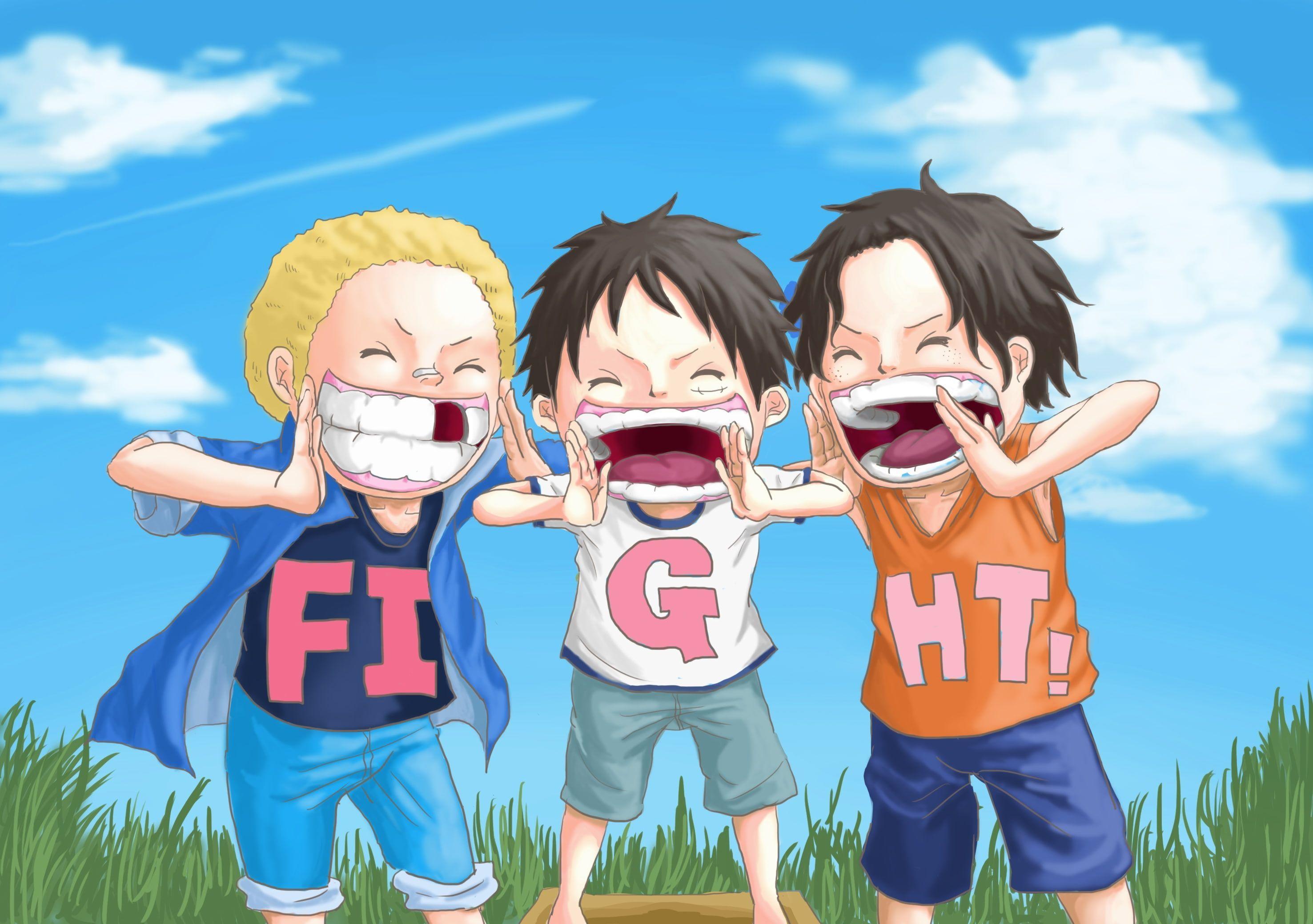 One Piece Luffy As Kids For Adoption - IMAGESEE